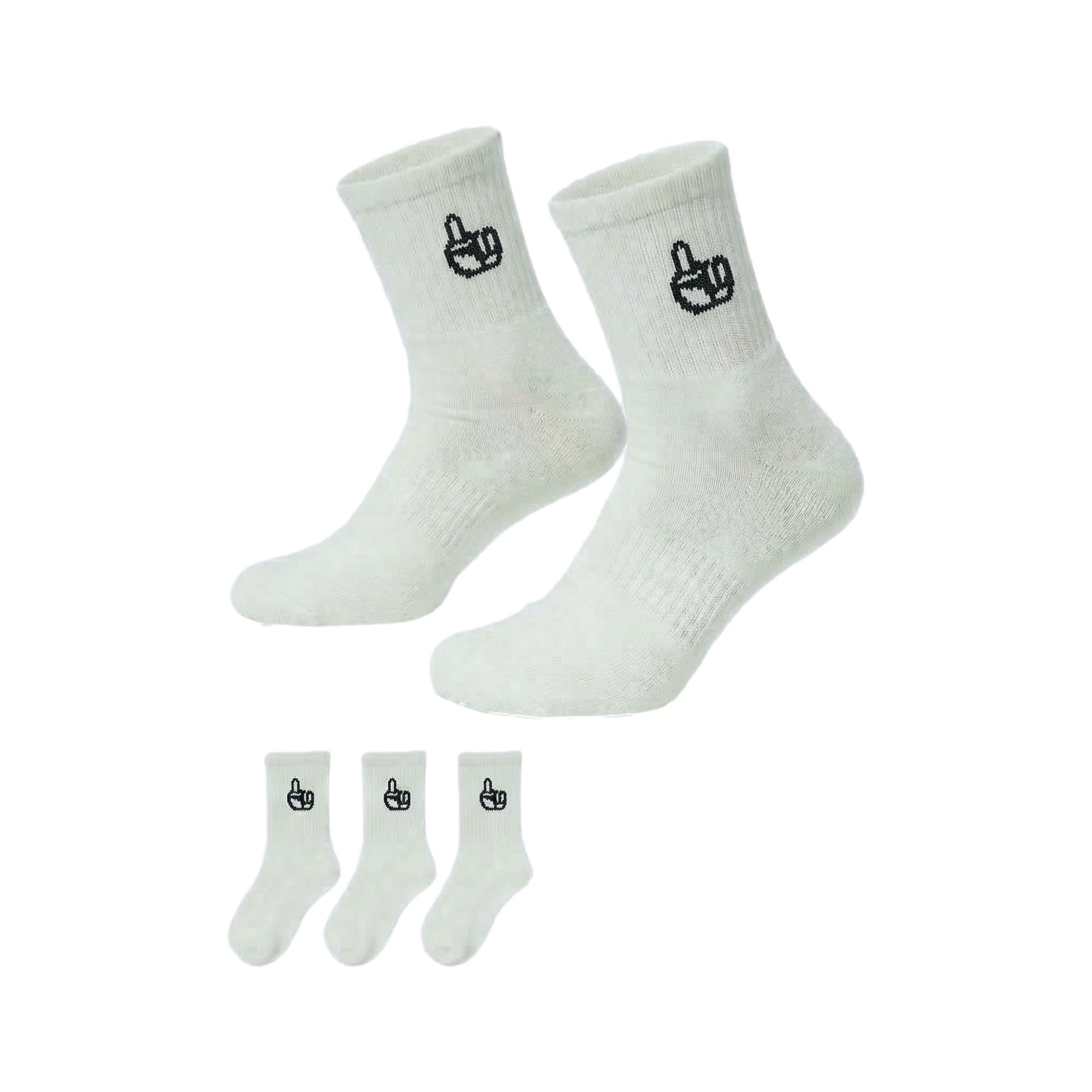 Everyday Quarter White Socks