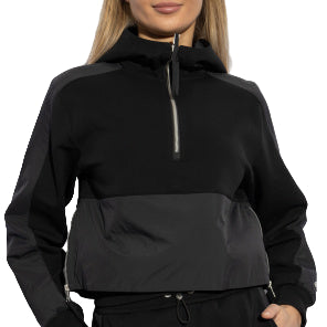 Mixmedia BlackHalf Zip Hoodie