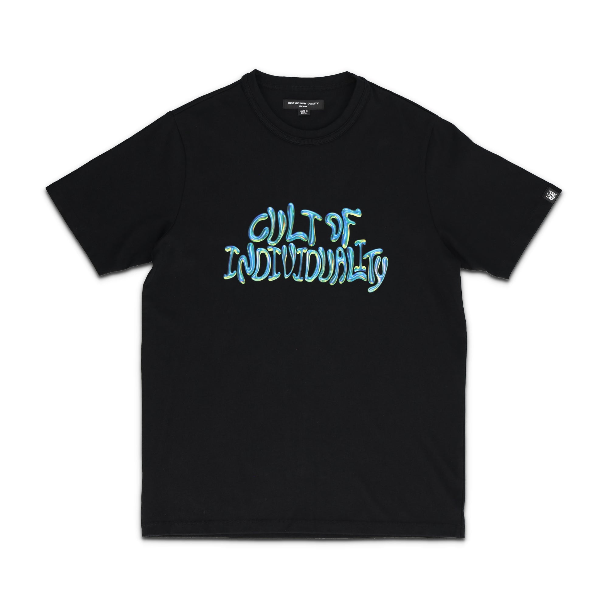 Short Sleeve Bubble Logo Crew Neck T-Shirt