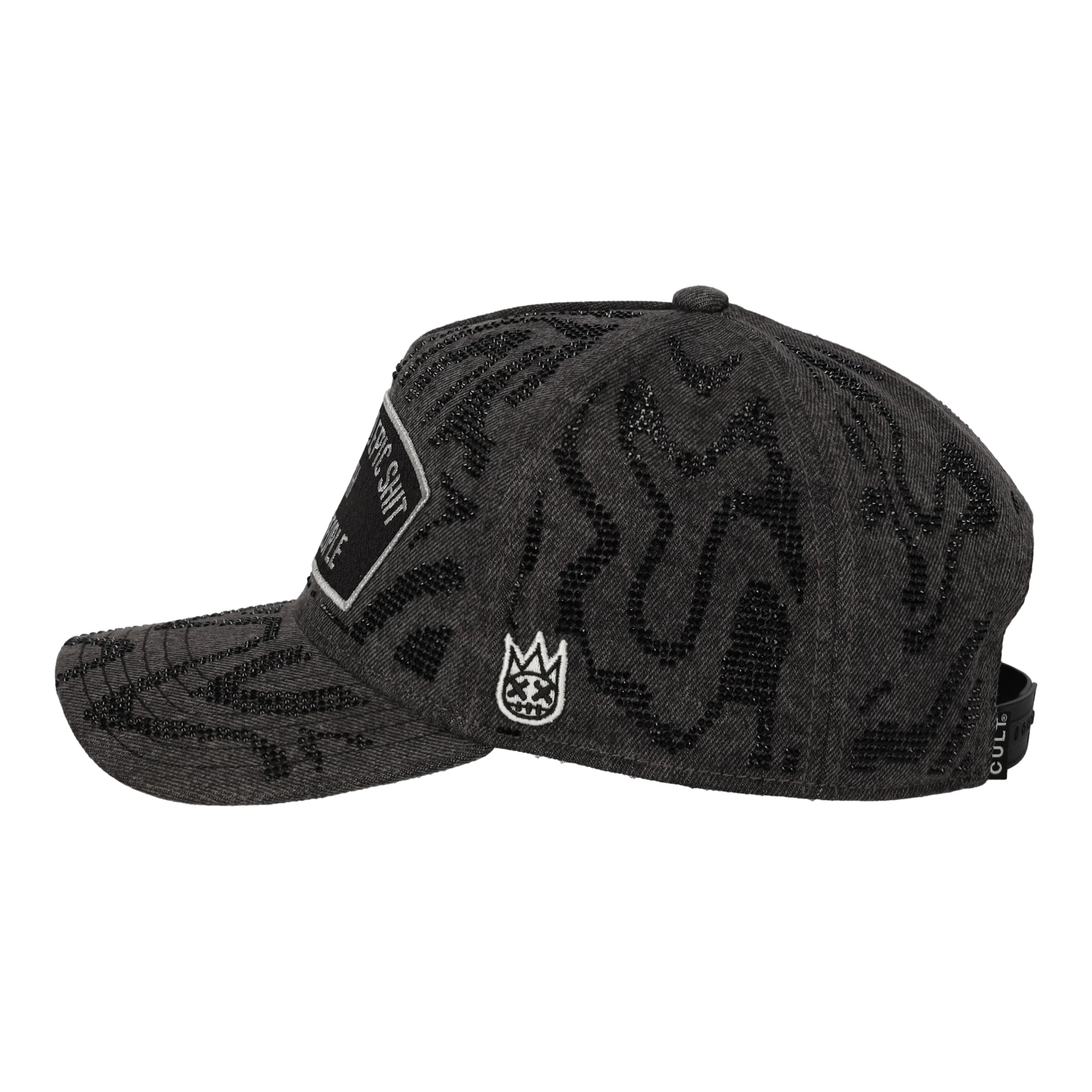 Epic Shit Swirl Crystals 5 Panel A Frame Trucker Hat
