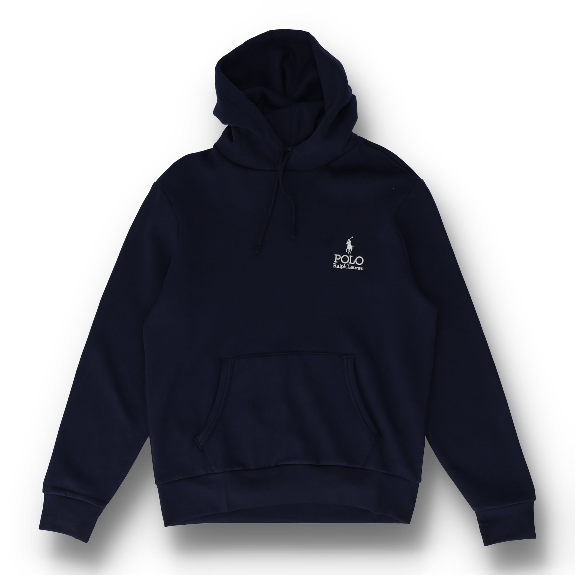 Logo Fleece Navy Pullover Hoodie