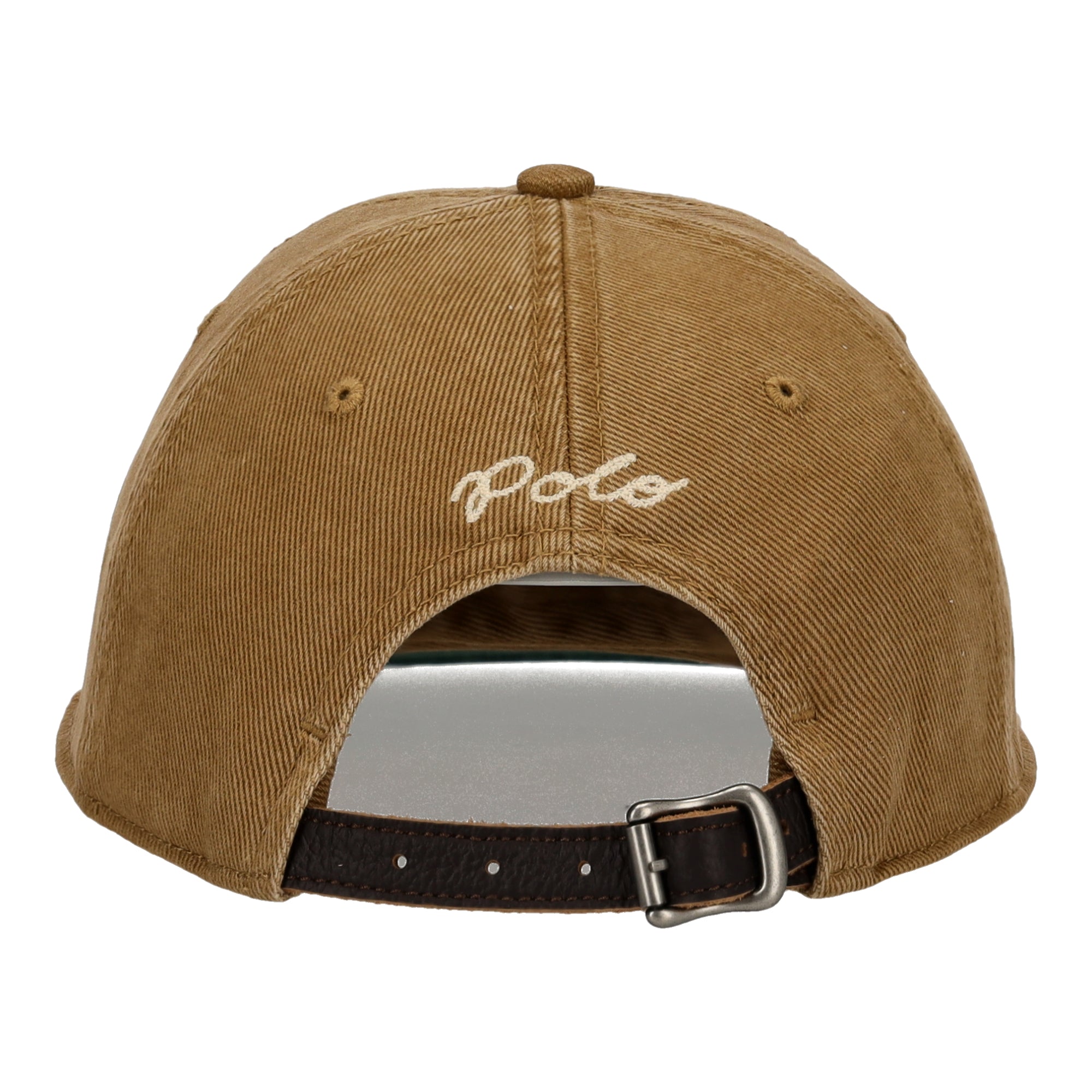 The Ralph Logo Twill Ball Brown Cap