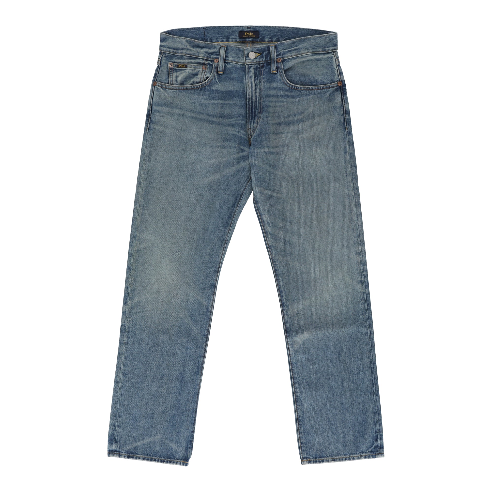 Hampton Straight Fit Rigid Denim Blue Jeans