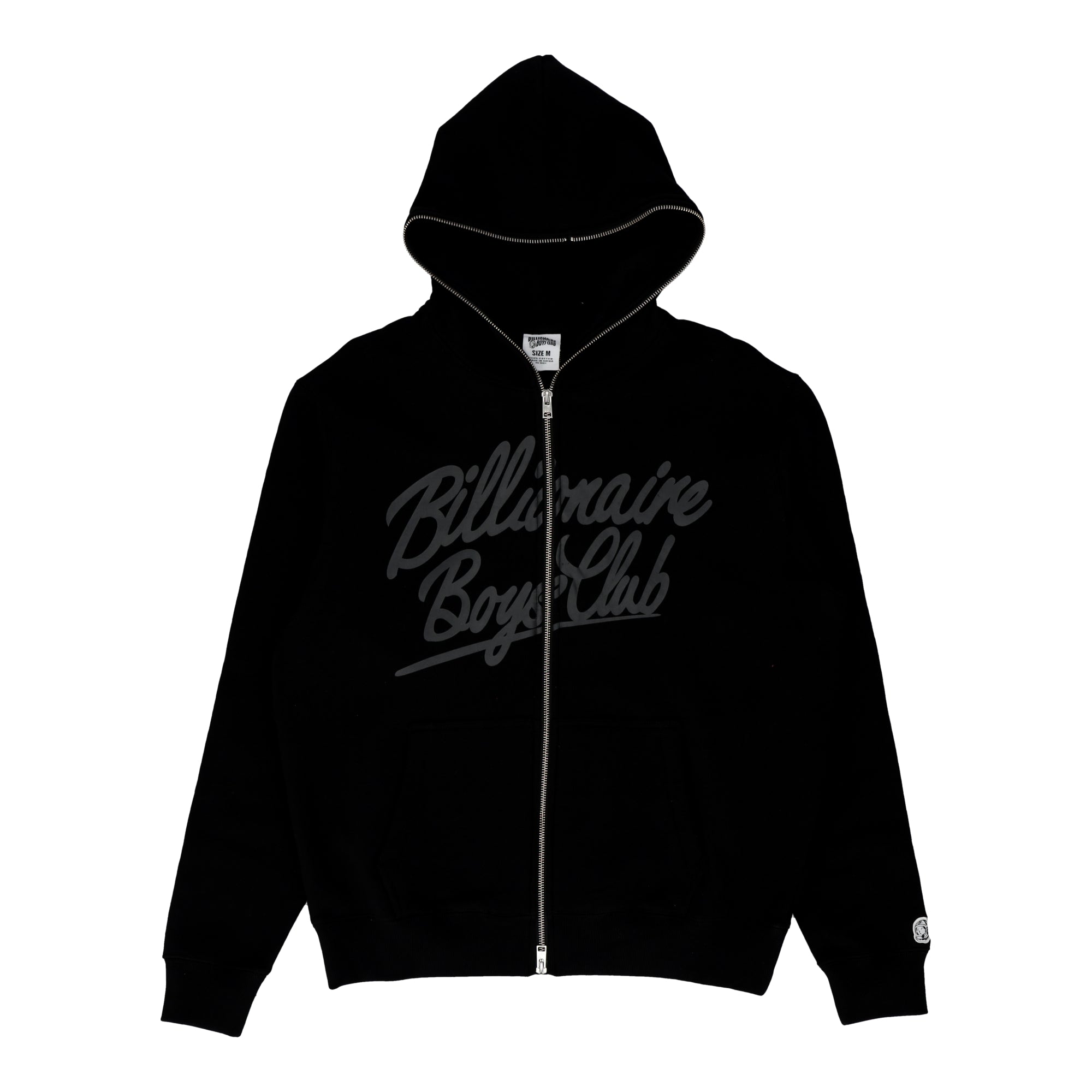 BB Script Zip Black Pullover Hoodie