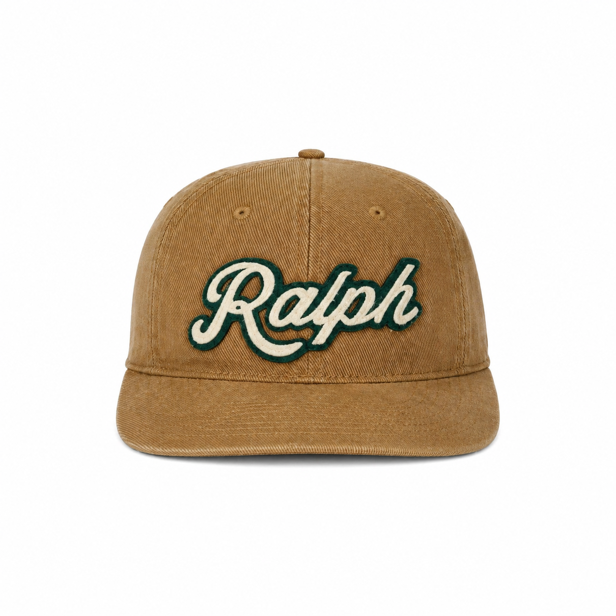 The Ralph Logo Twill Ball Brown Cap