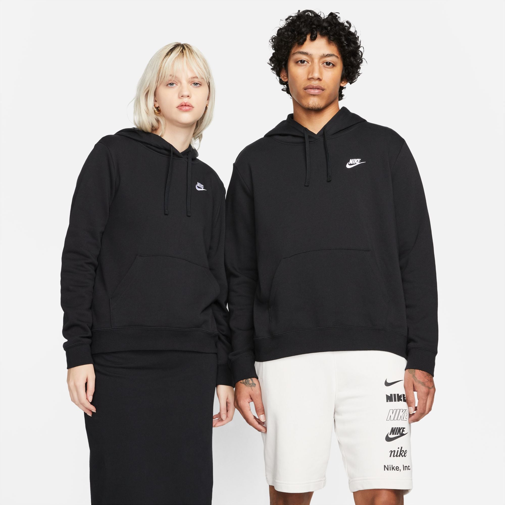 Sportswear Black Pullover Hoodie