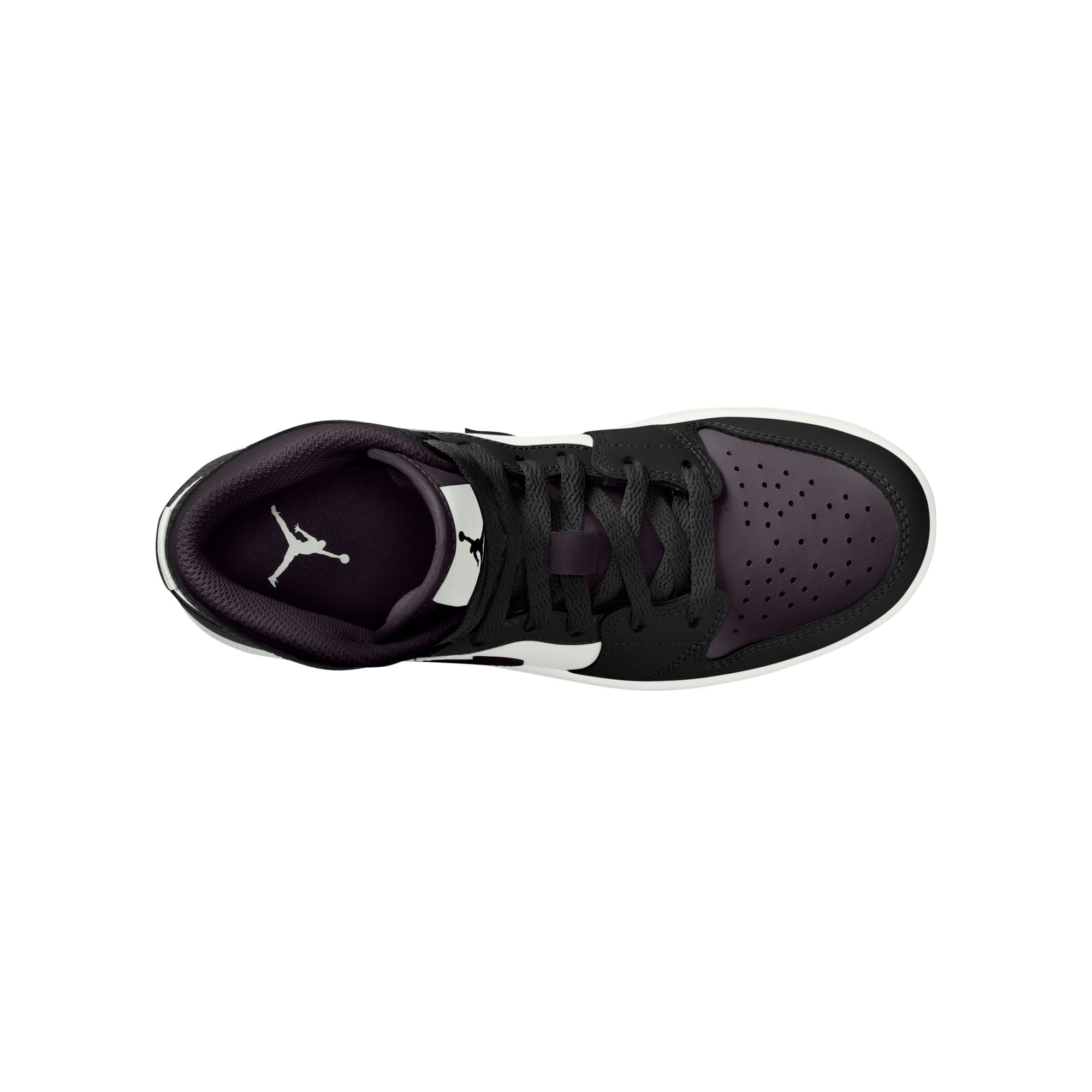 Jordan 1 Mid Off Noir Toe Gs