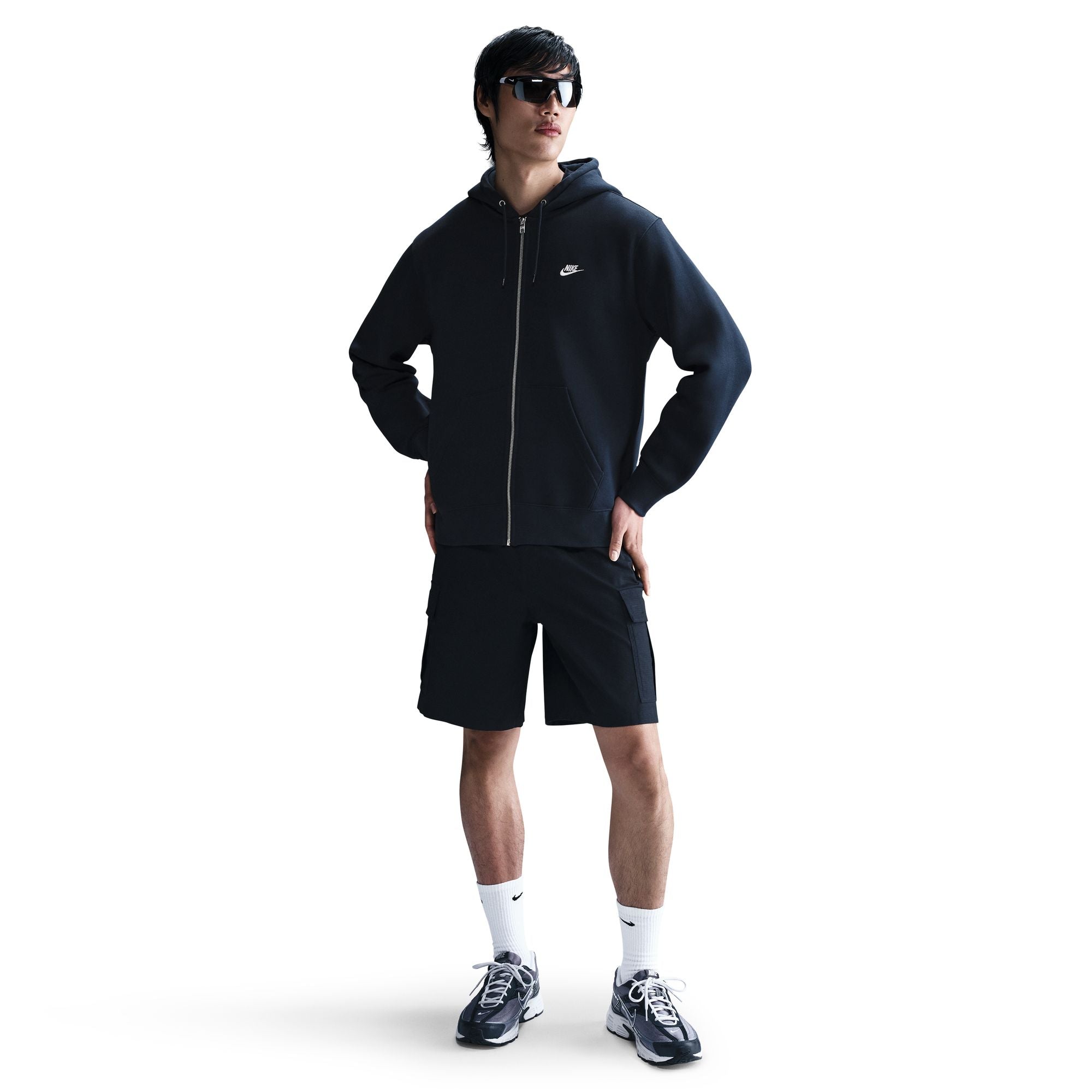 Nsw Club Full Zip Fleece Blue Hoodie