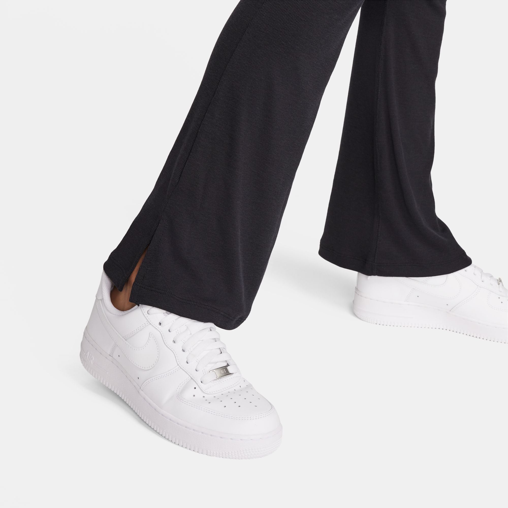 Tight Mini-Rib Flared Leggings