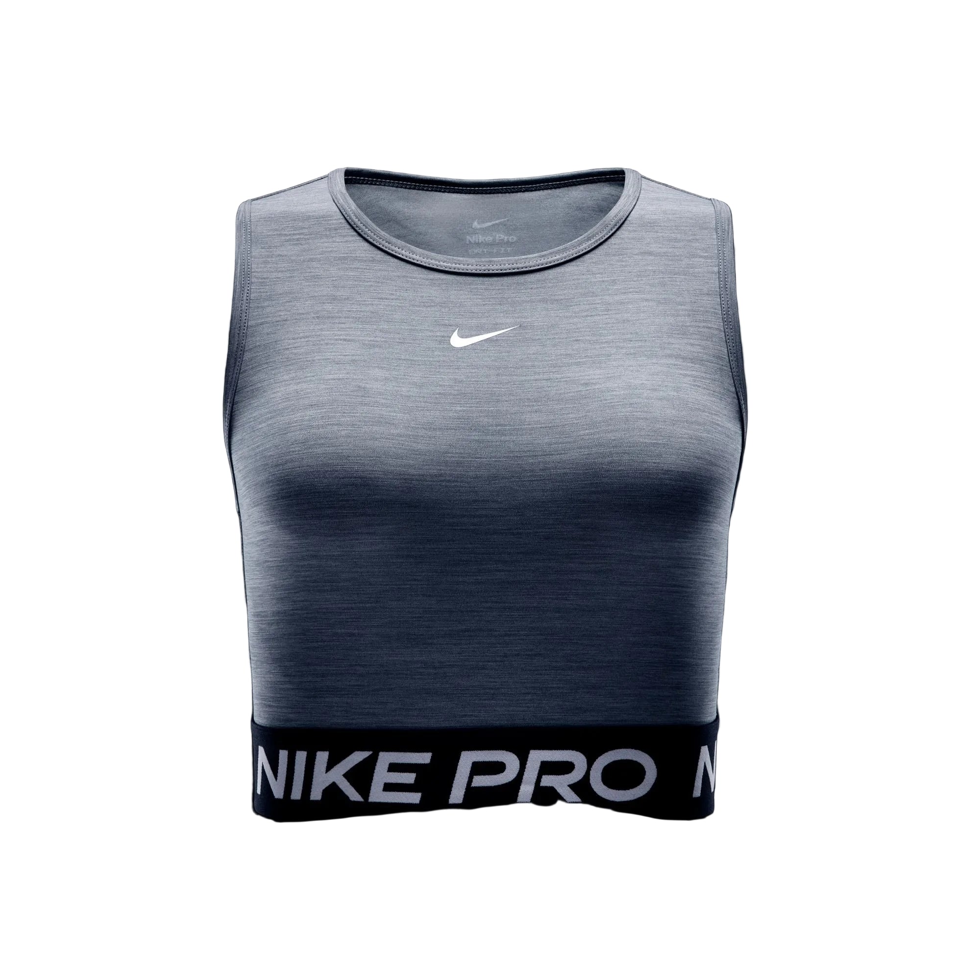 Pro Dri-Fit Cropped Gray Tank Top