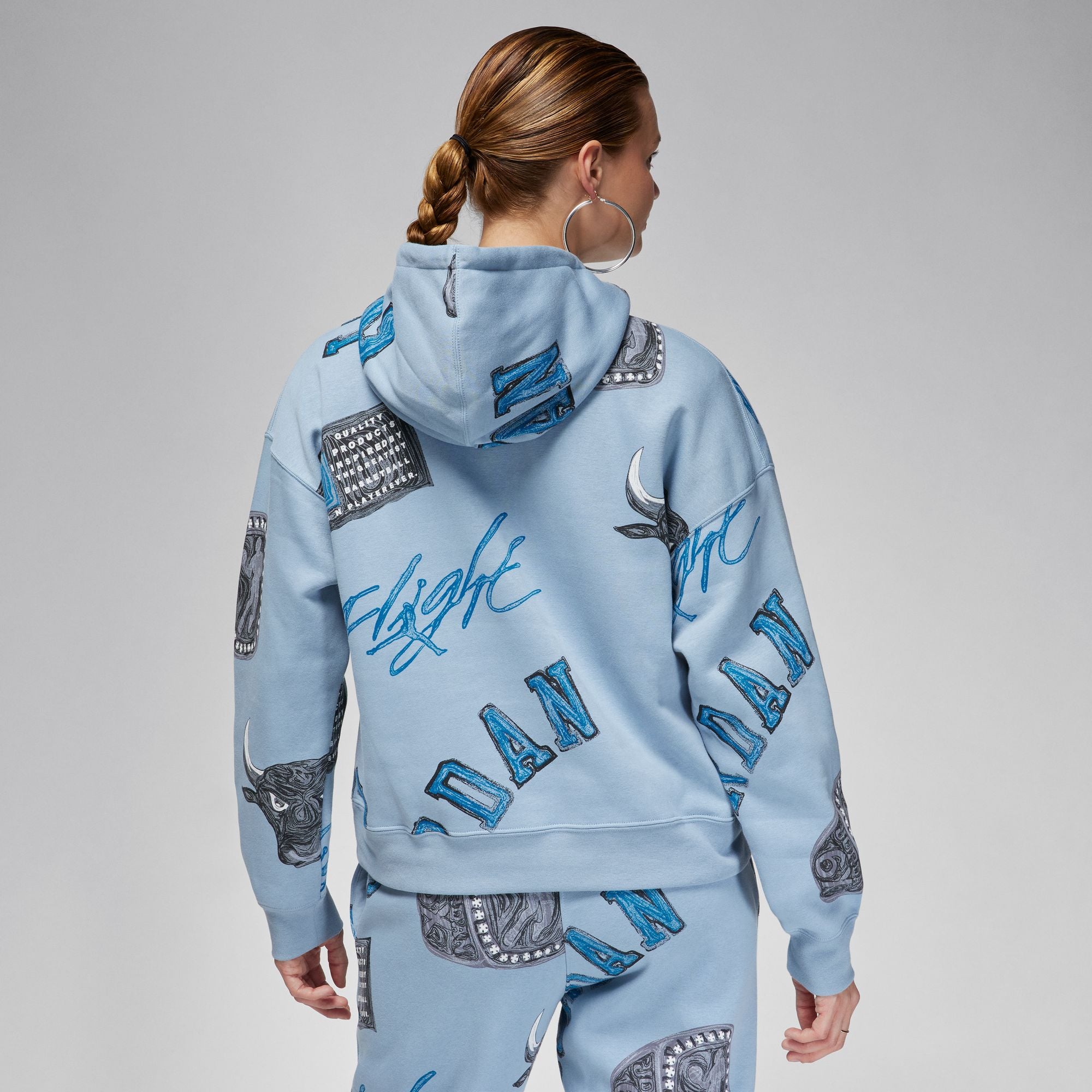 Brooklyn Long Sleeve Fleece Hoodie