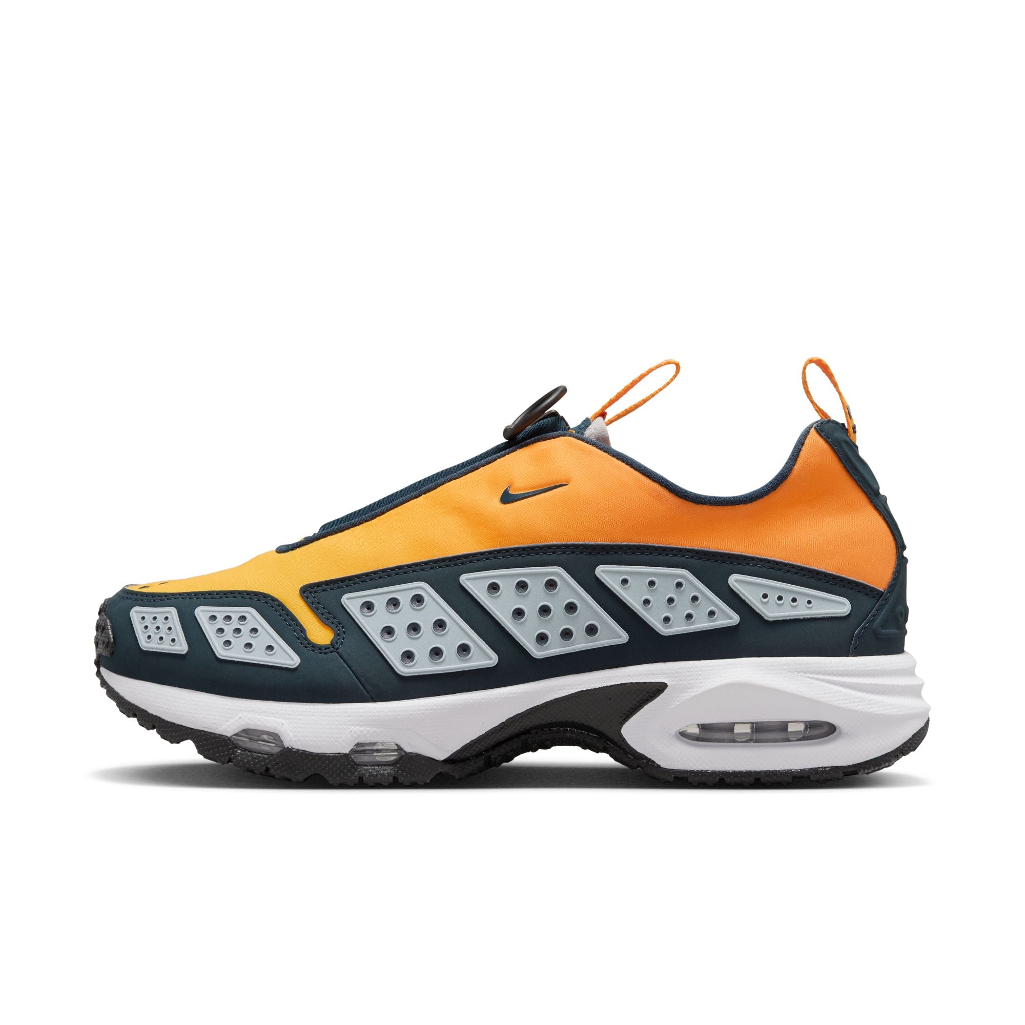 Air Max SNDR Canyon Gold and Deep Ocean
