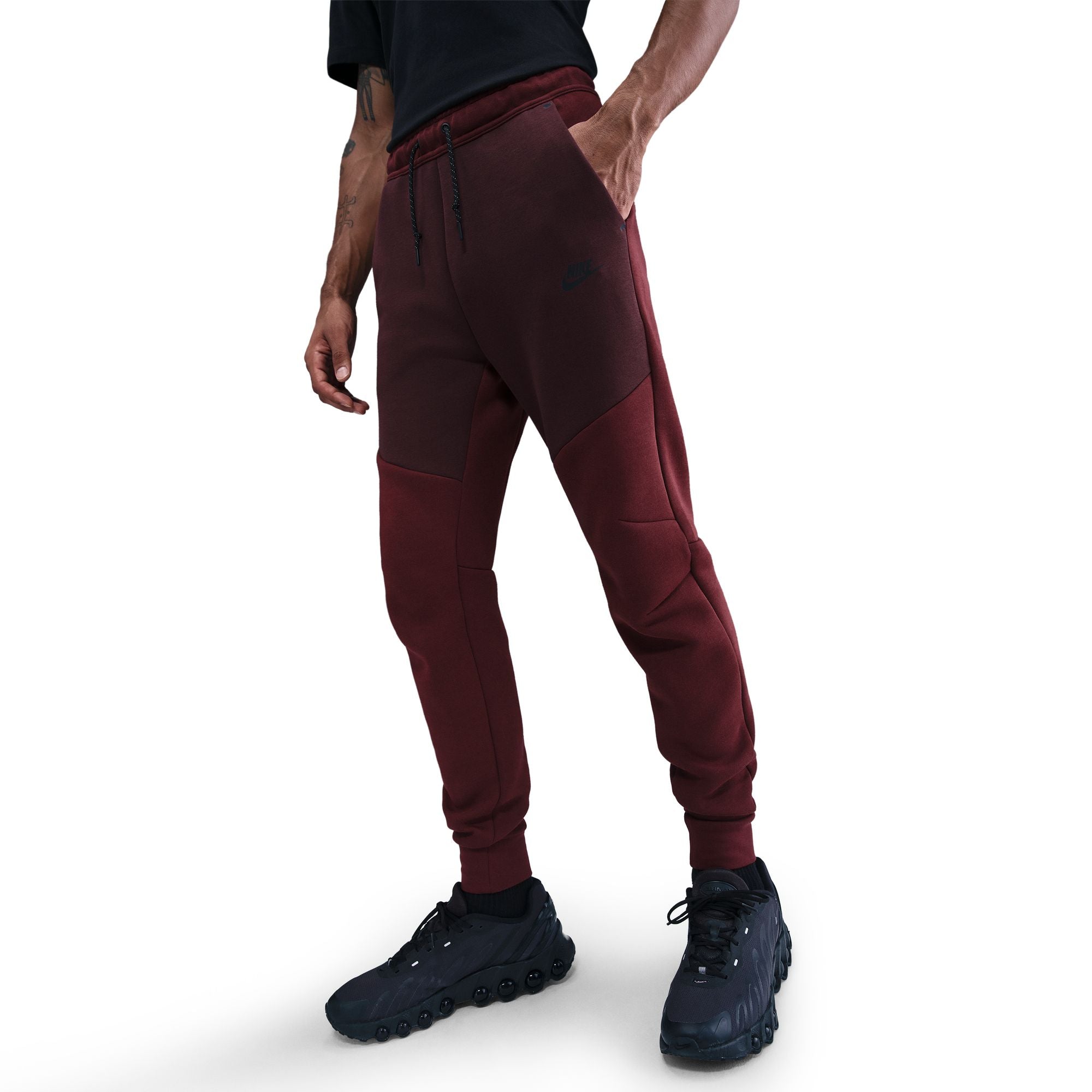 Tech Red Fleece Joggers