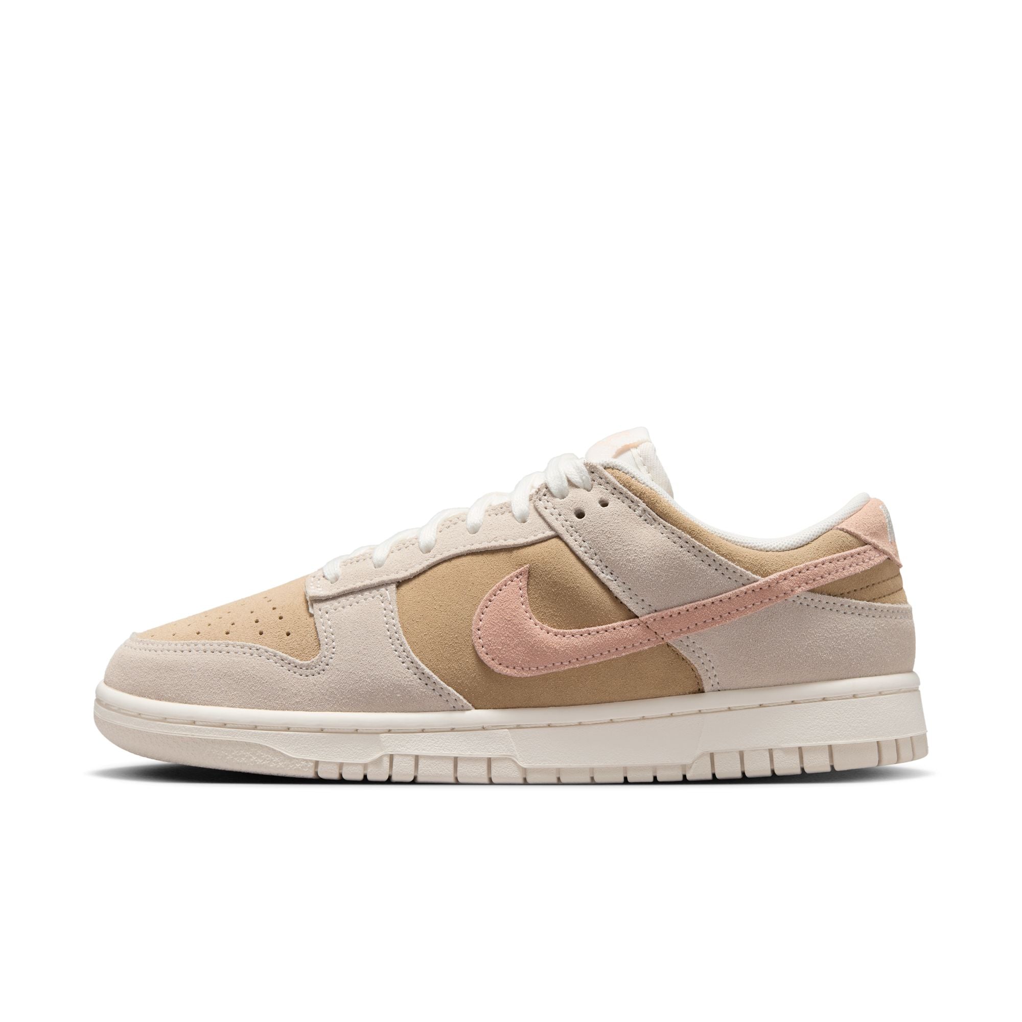 Dunk Low Suede Phantom Washed Coral