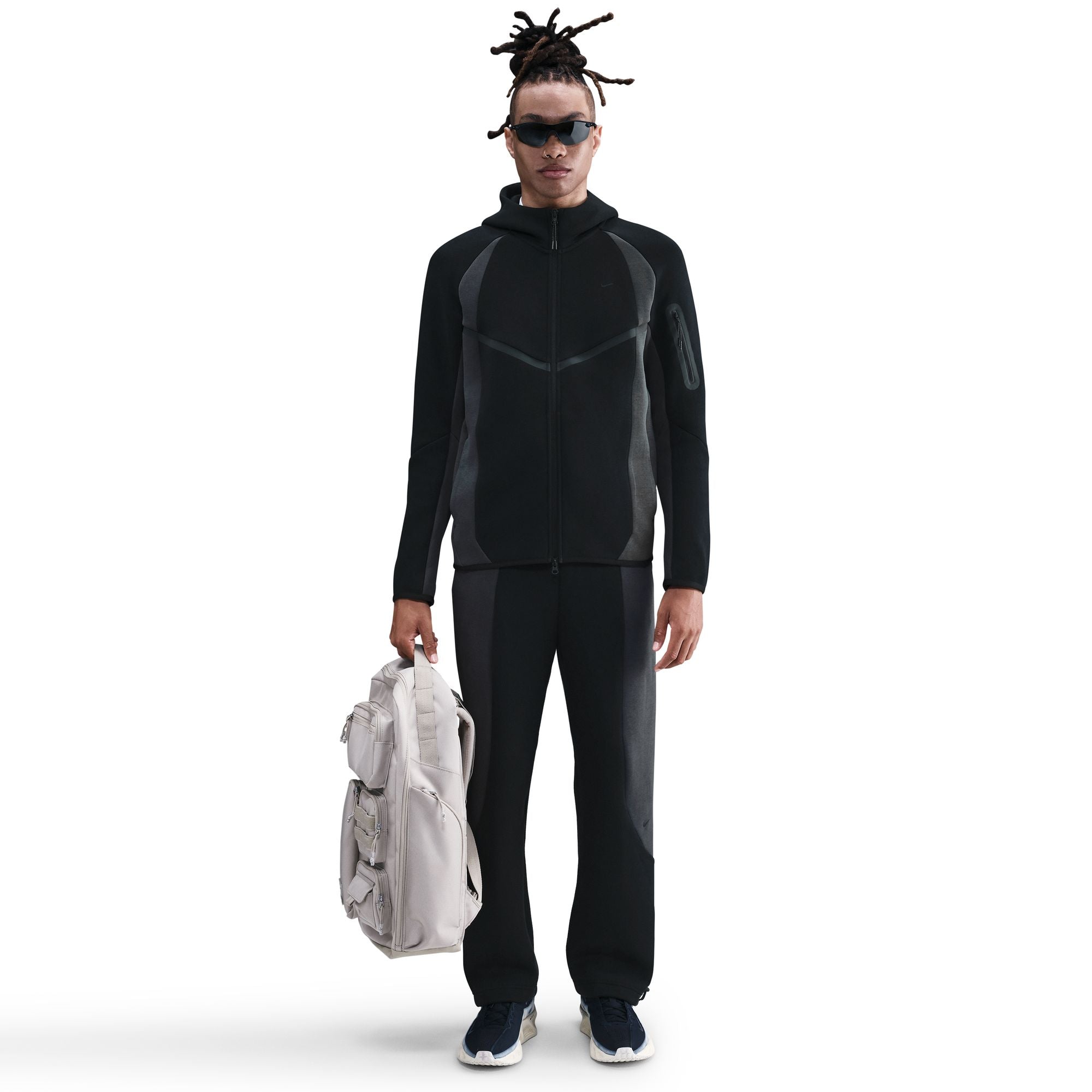 Tech Color Block Fleece Windrunner Full Zip Jacket