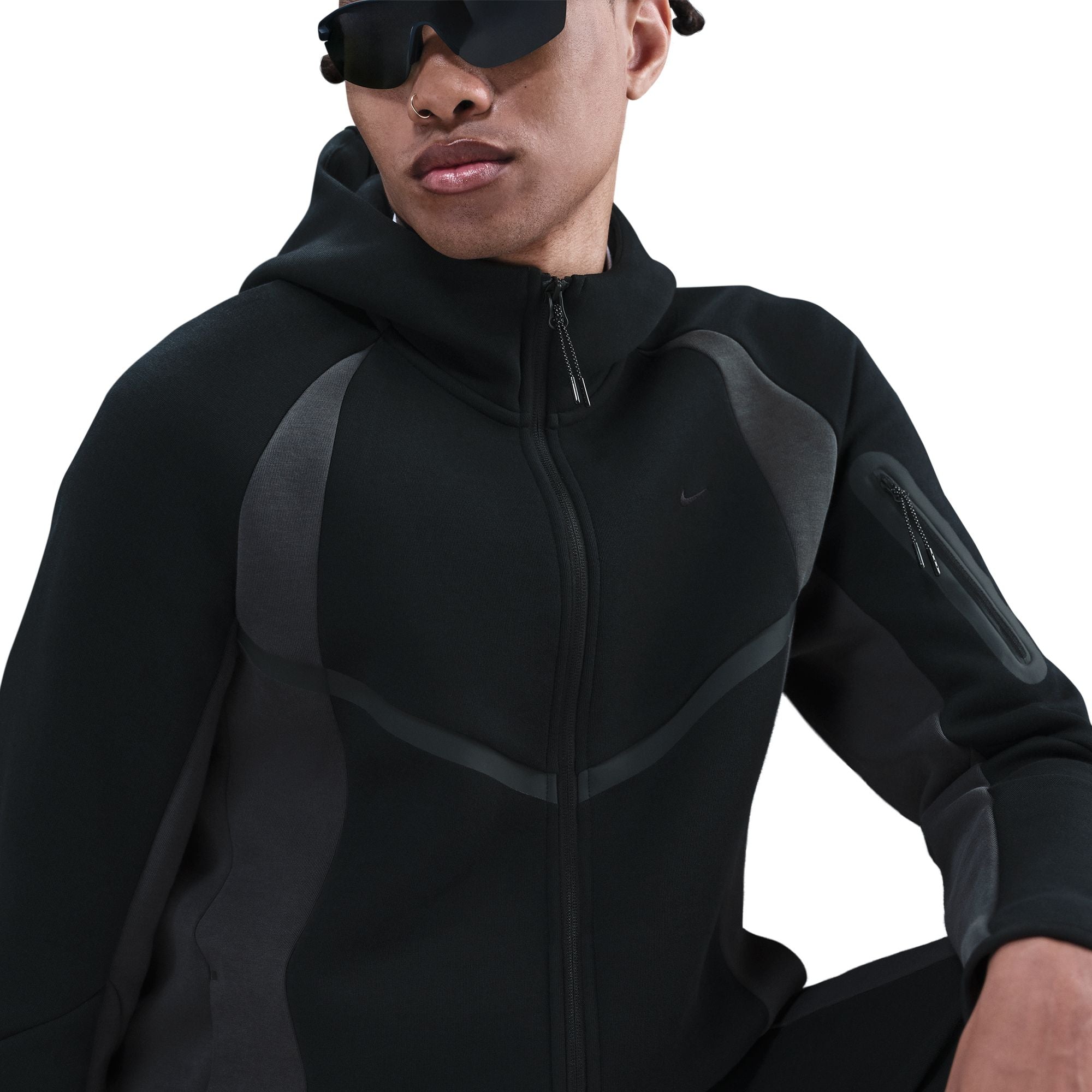 Tech Color Block Fleece Windrunner Full Zip Jacket
