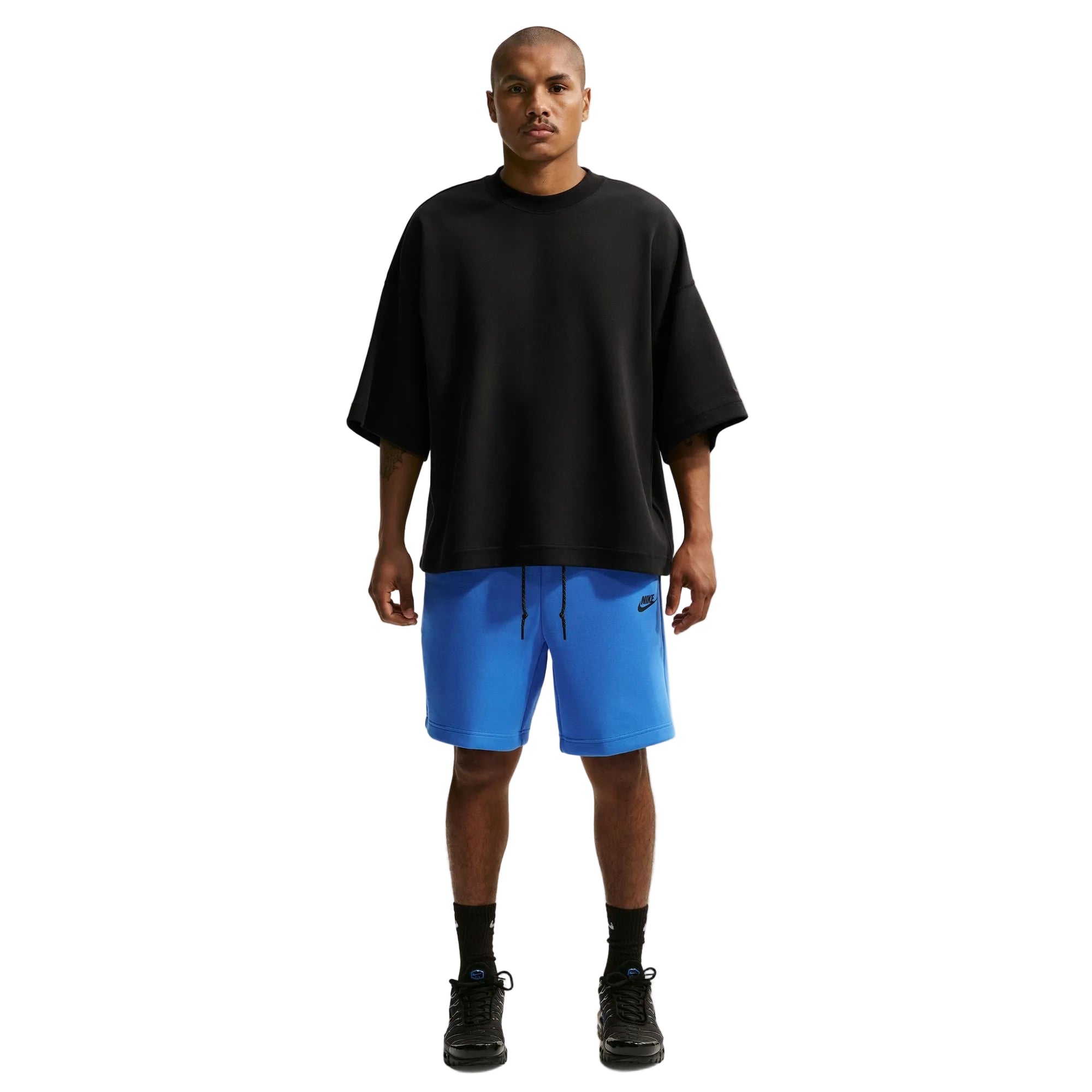 Tech Fleece Blue Shorts