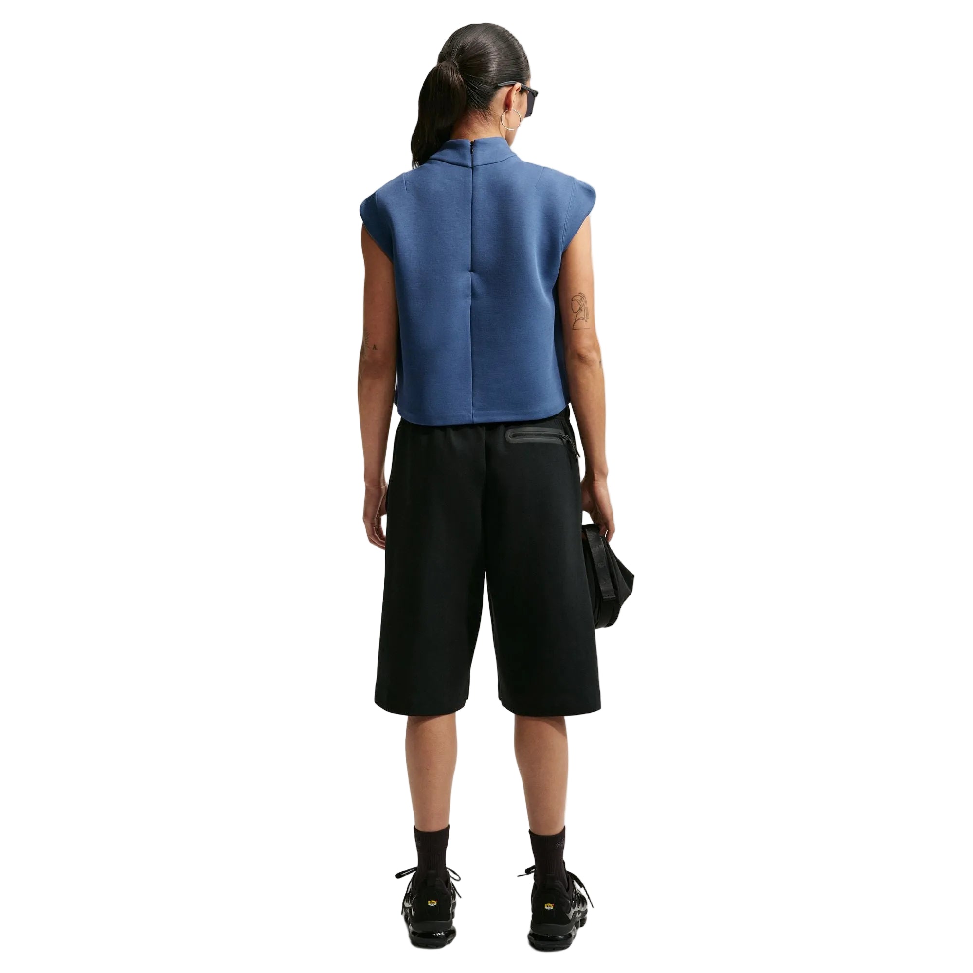 Tech Fleece Short Sleeve Blue Top T-Shirt