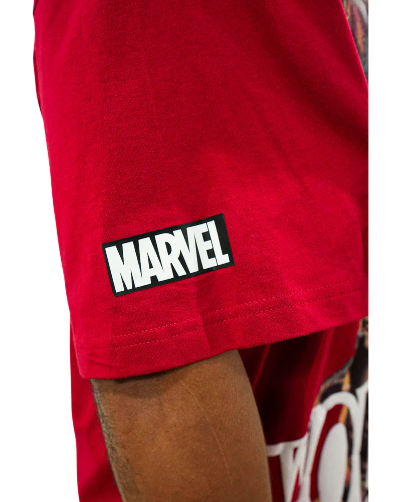 Deadpool x Wolverine - Generational Fury Oversized Red T-Shirt