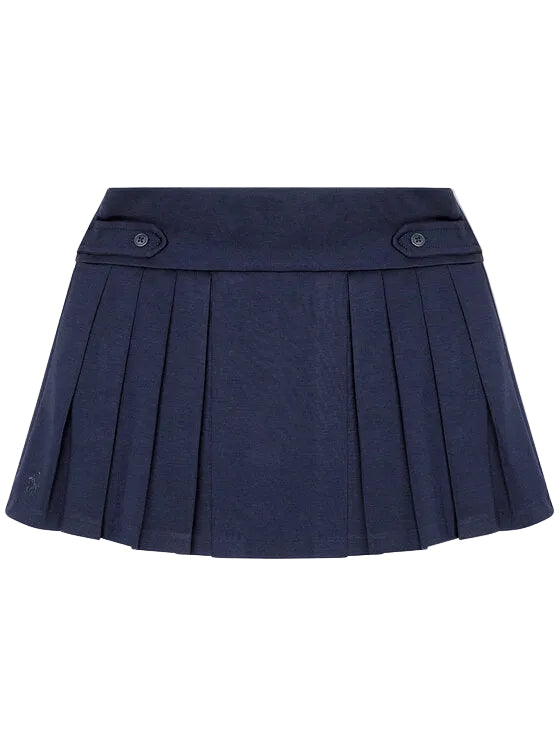 Pleated Ponte Skort