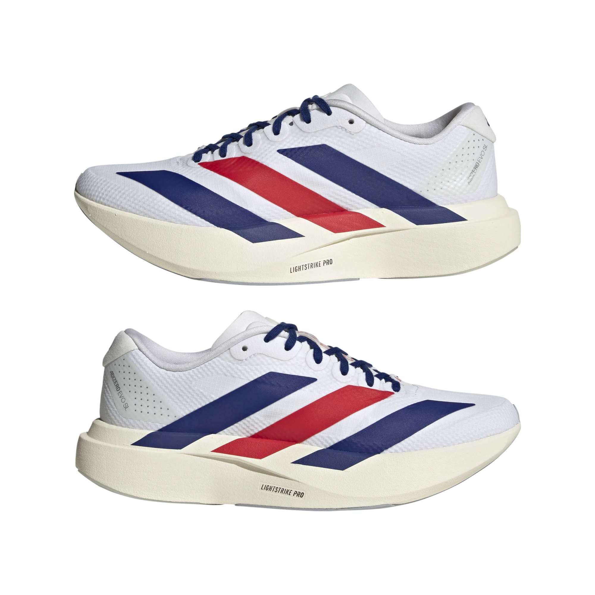 Adizero Evo SL White Mystery Ink Pure Ruby