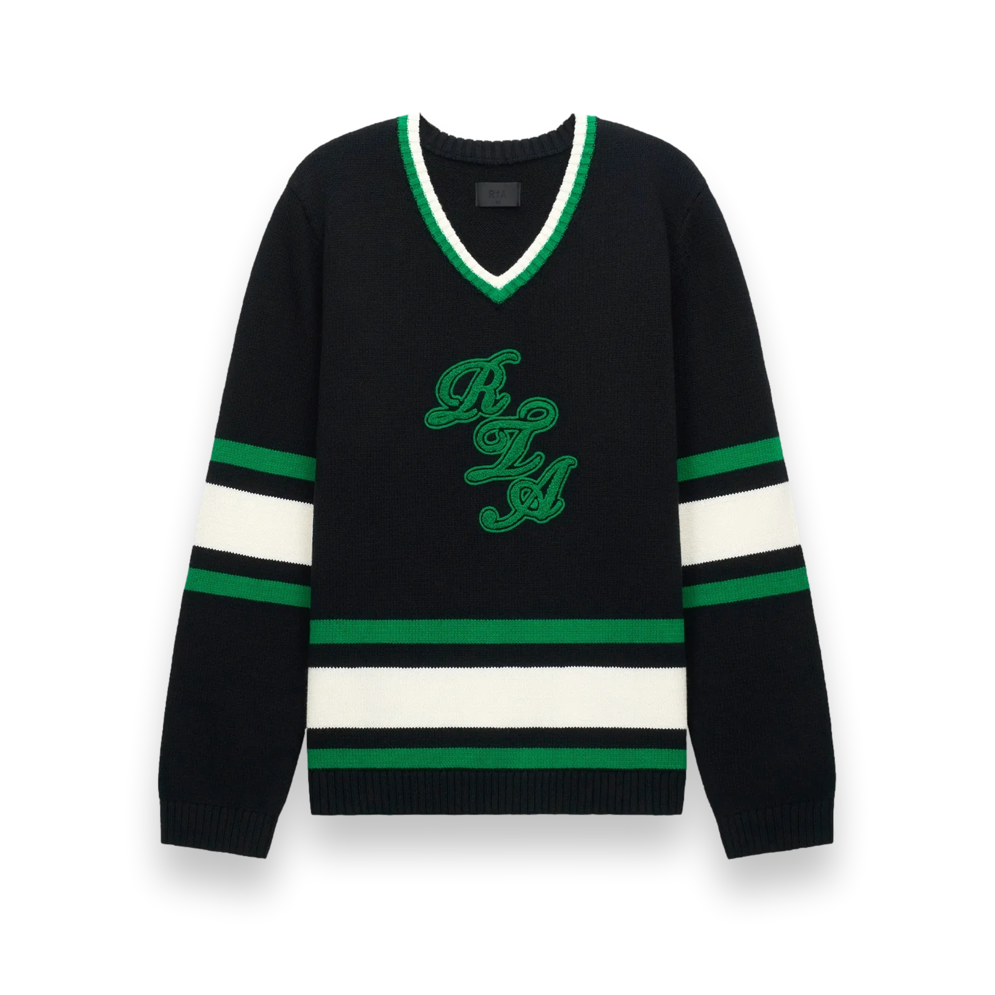 Joshua Black Green Logo Hat