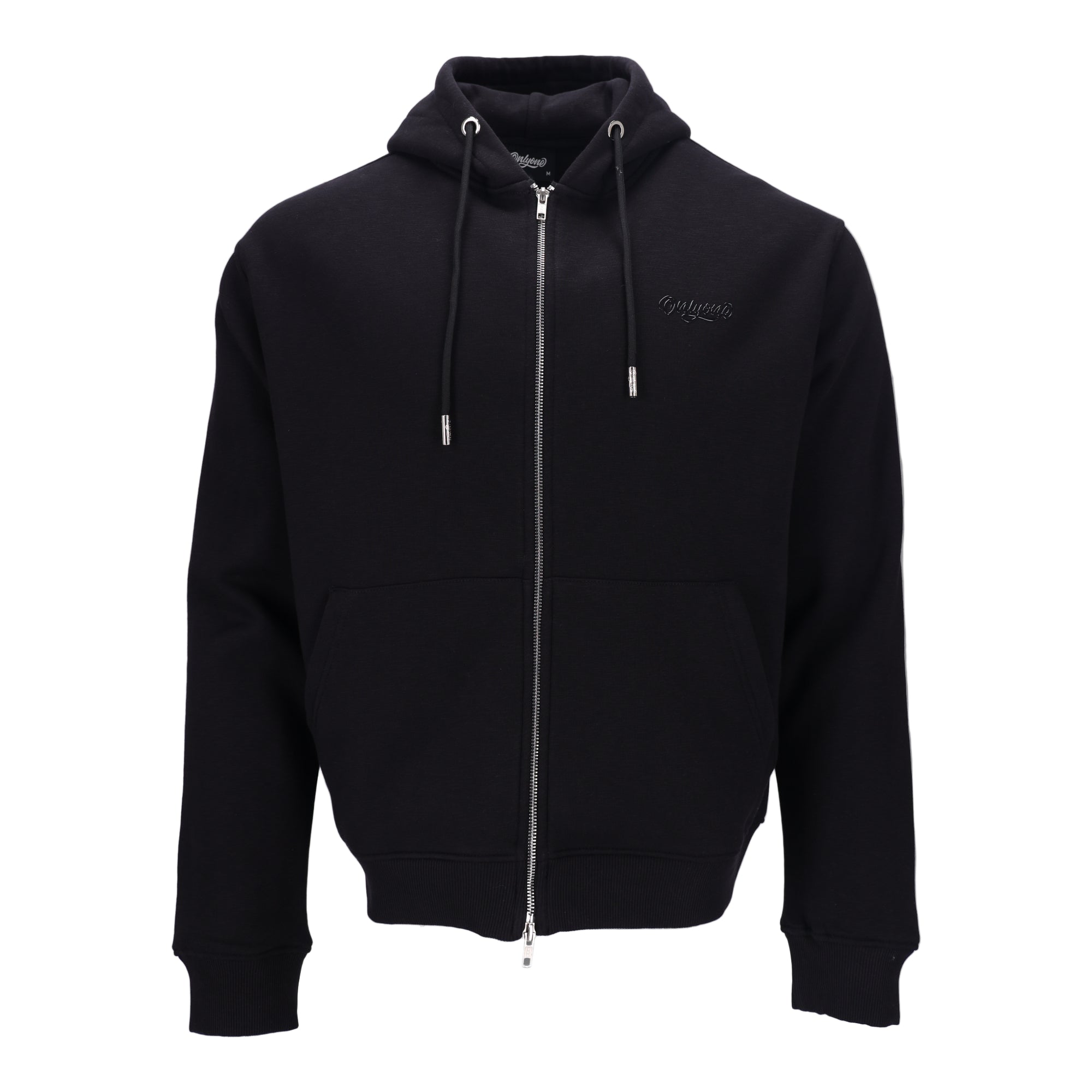 Only One Everyday Black Full Zip Hoodie