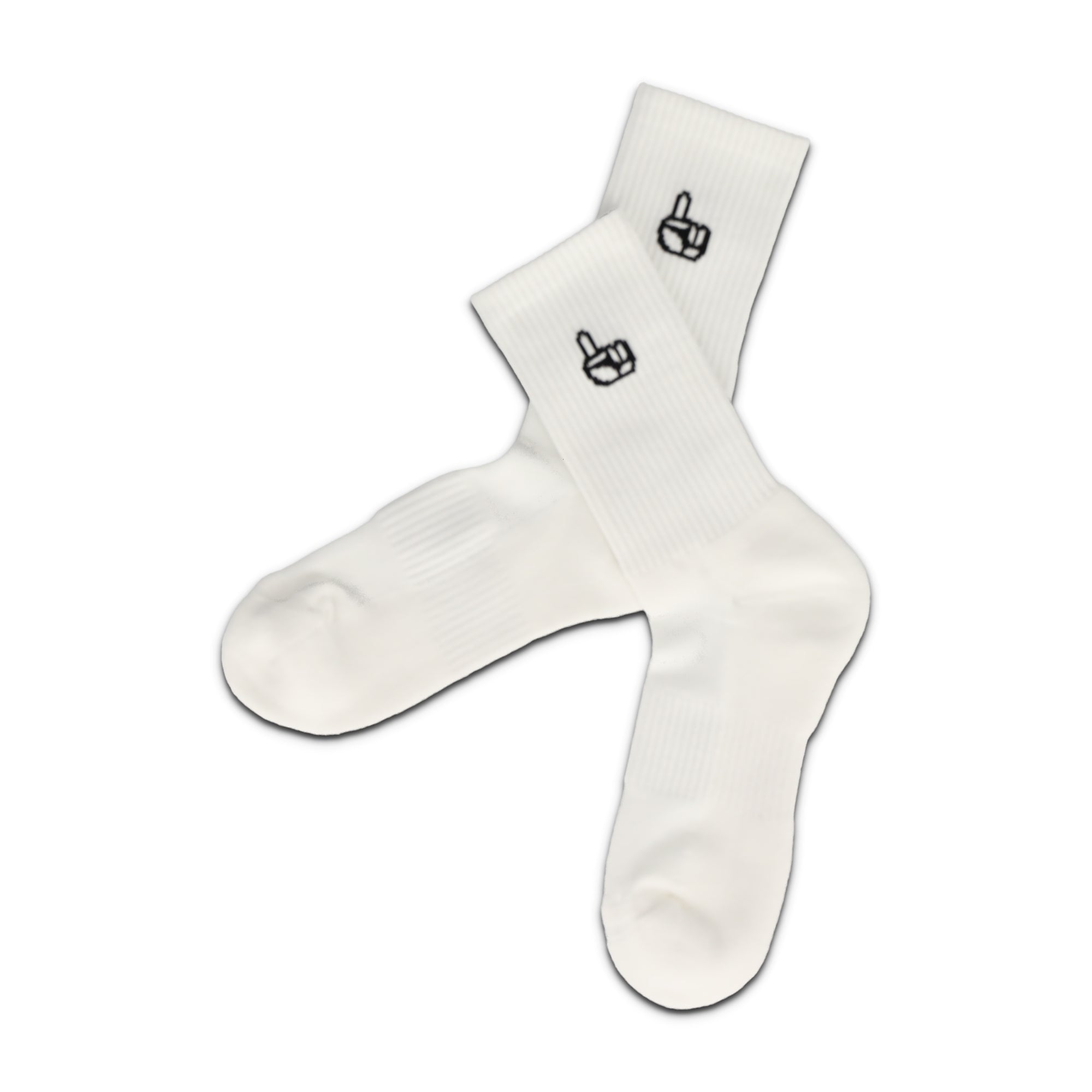 Everyday Crew White Socks