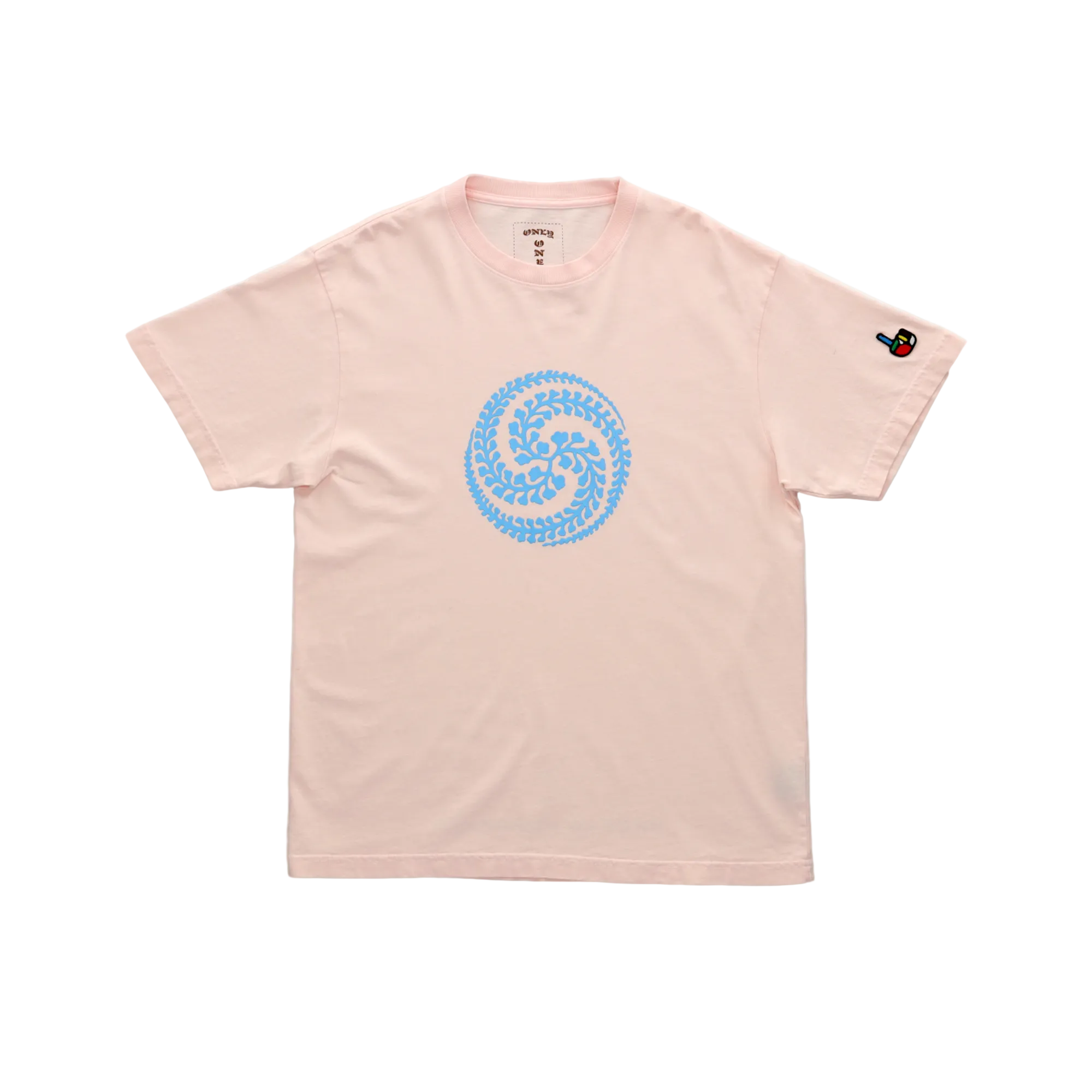 Ivy Yin Yang Swirl Logo Light Pink T-Shirt U.S.A