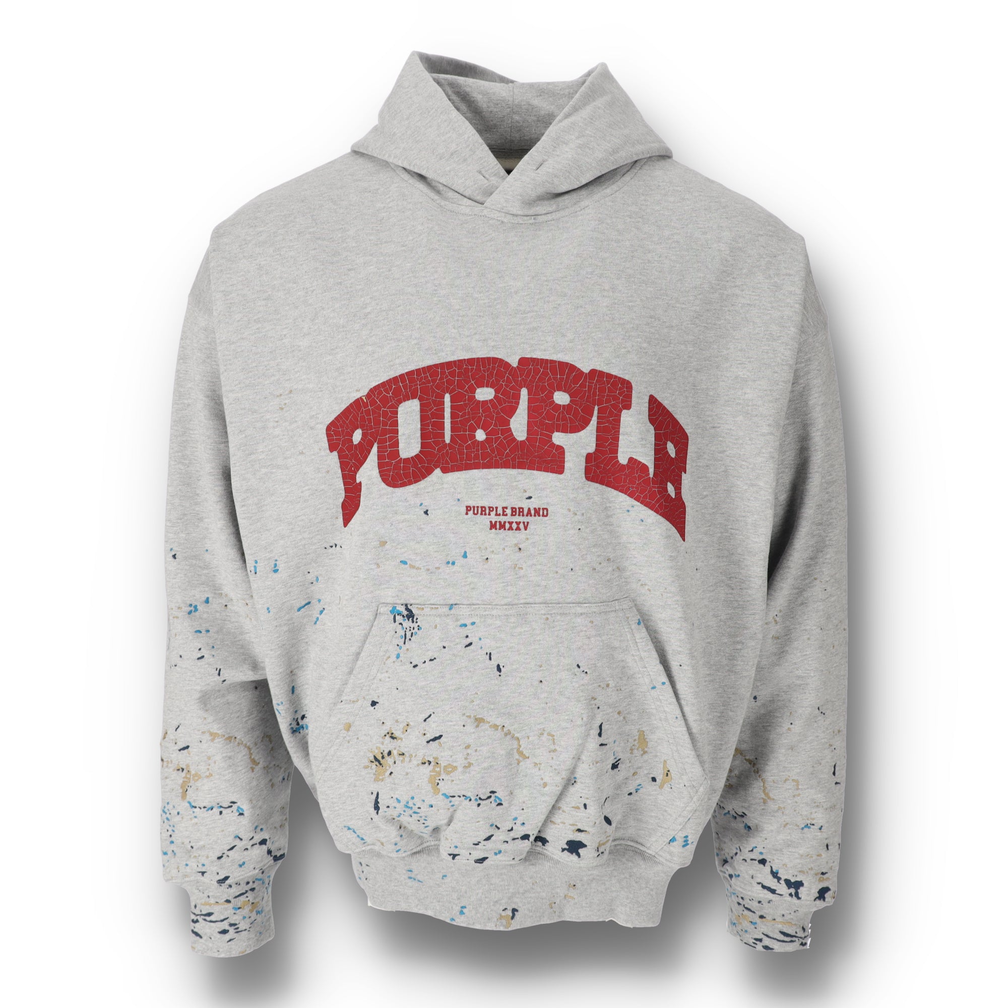 Fleece Po Gray Pullover Hoodie