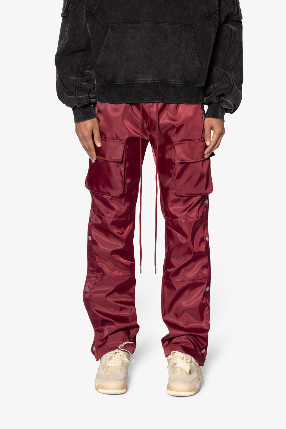 Men Snap Front Cargo Pants