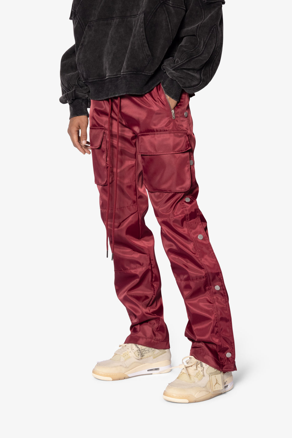 Men Snap Front Cargo Pants