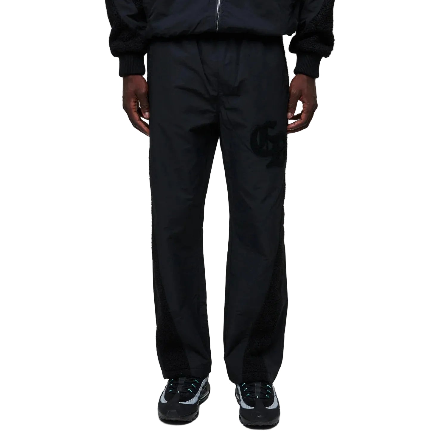 Tyson Mesh Panelled Black Pant