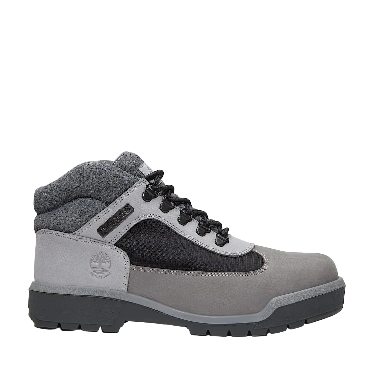 Field Mid Lace Up Gray Boots