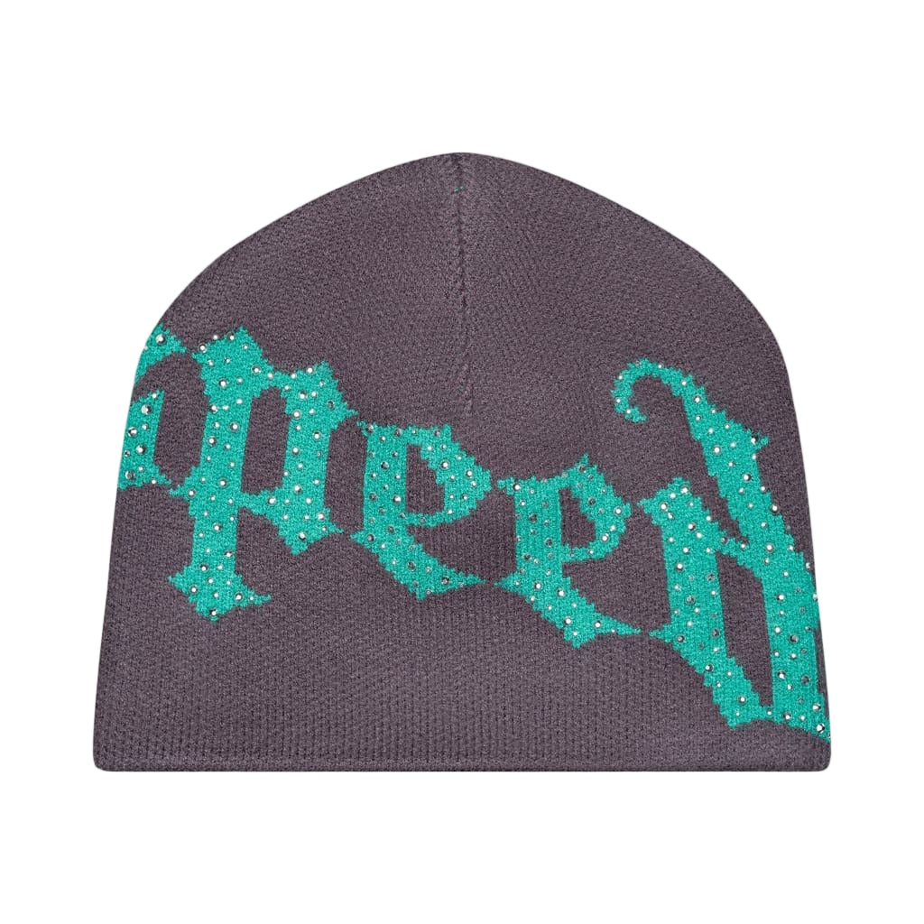 OG Logo Studded Gray Beanie