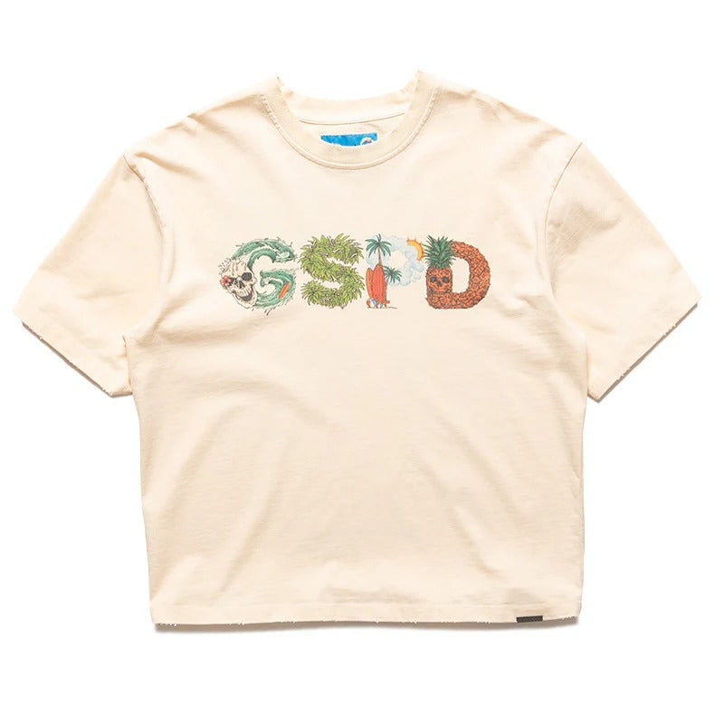 Surfs Up Bone Brown T-shirt