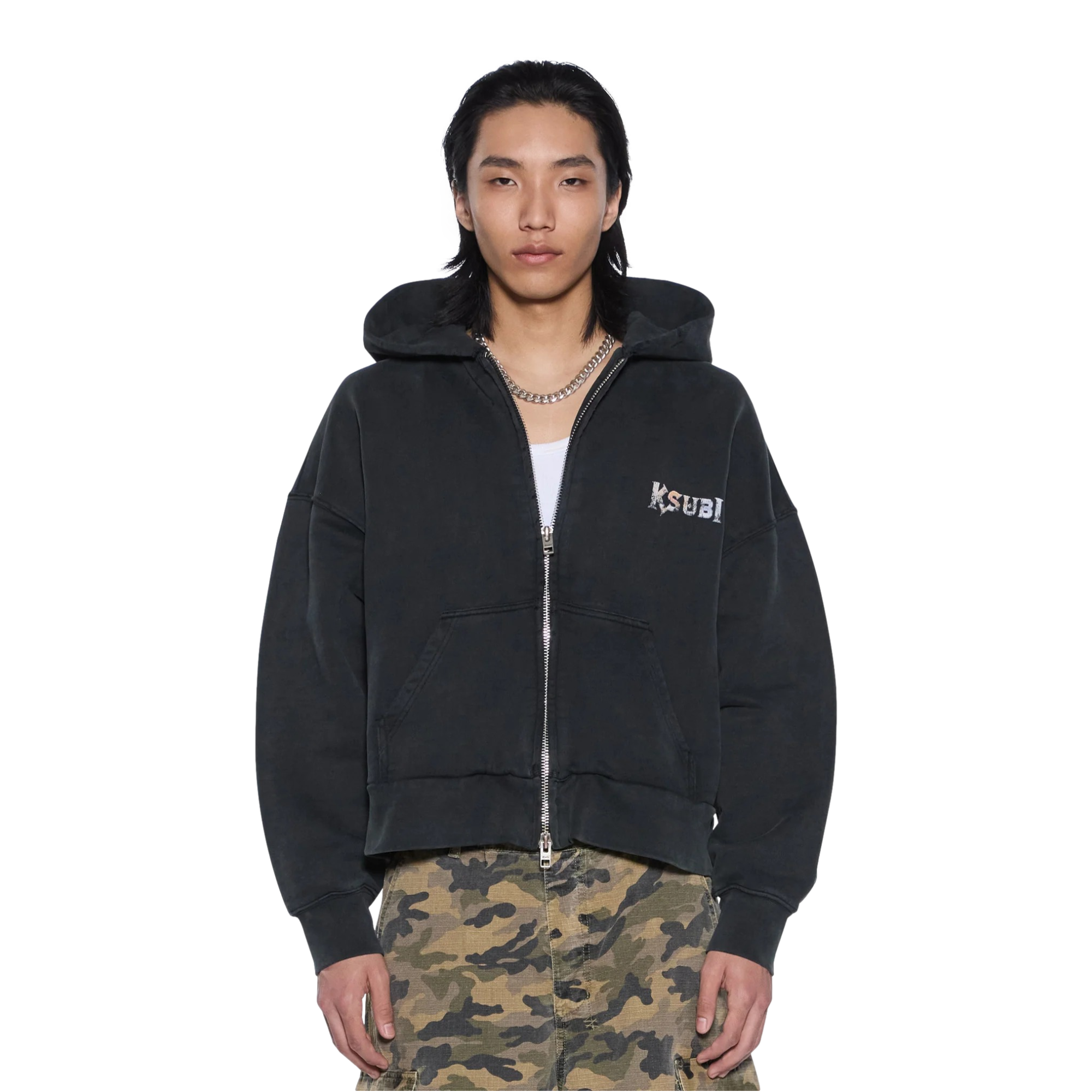 Death Snake Halen Ash Full-Zip Hoodie