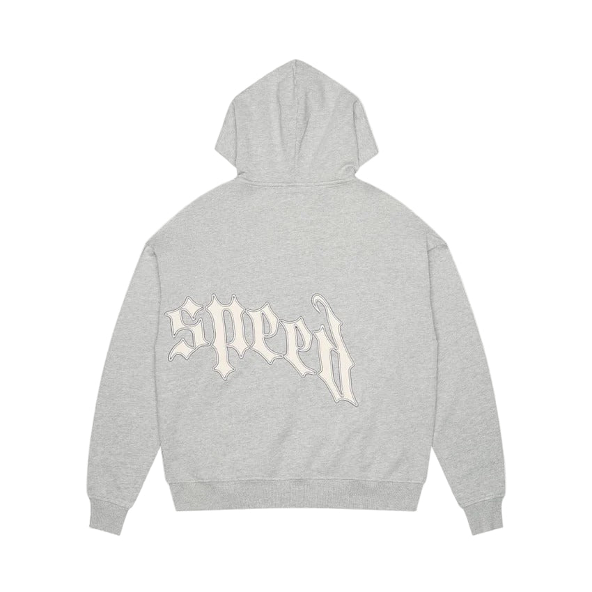 Og Logo V2 Grey Silver Satin Boom Sweatsuit