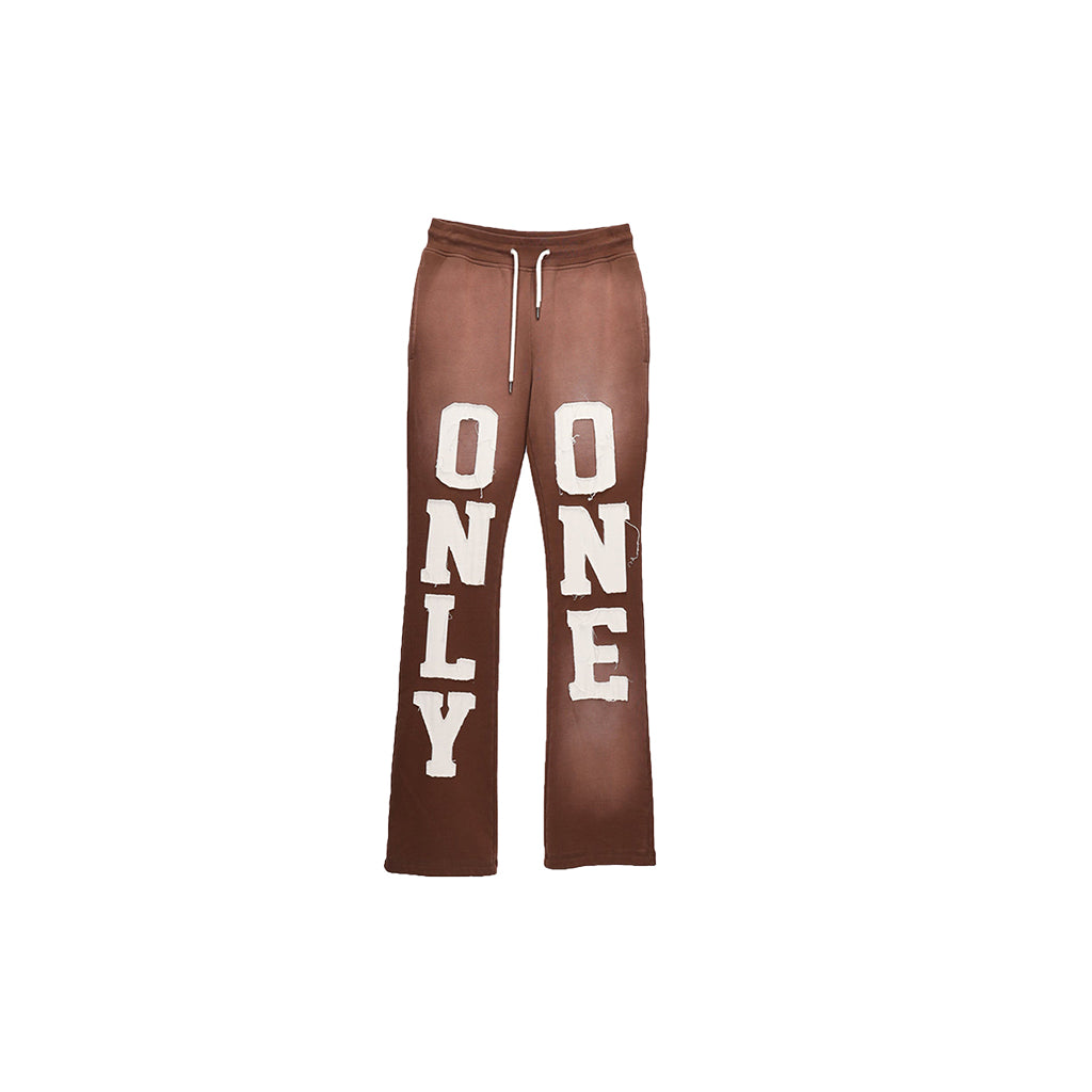 Cut and Sewn Distressed Sweatpant