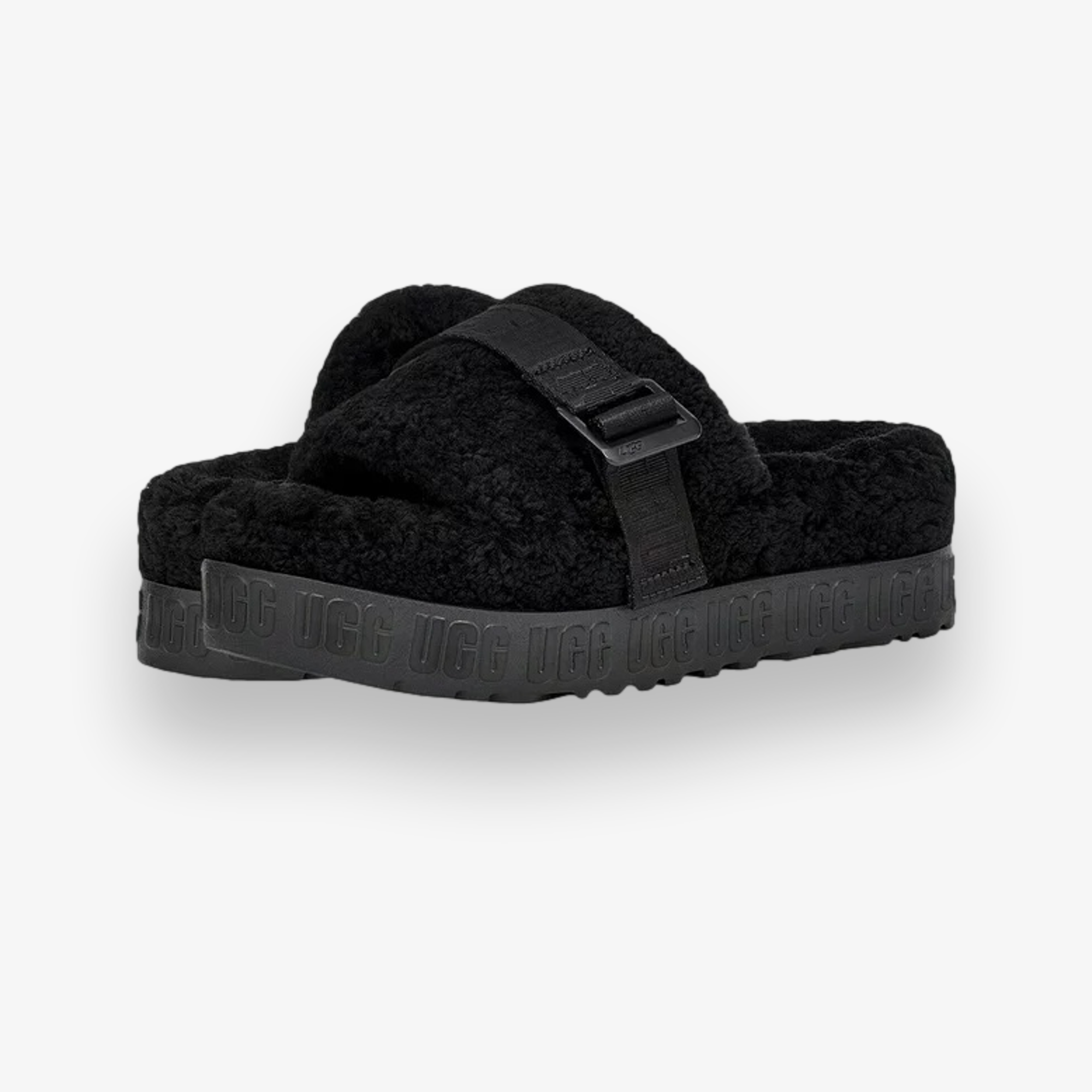 Fluffita Slide Sandal Black