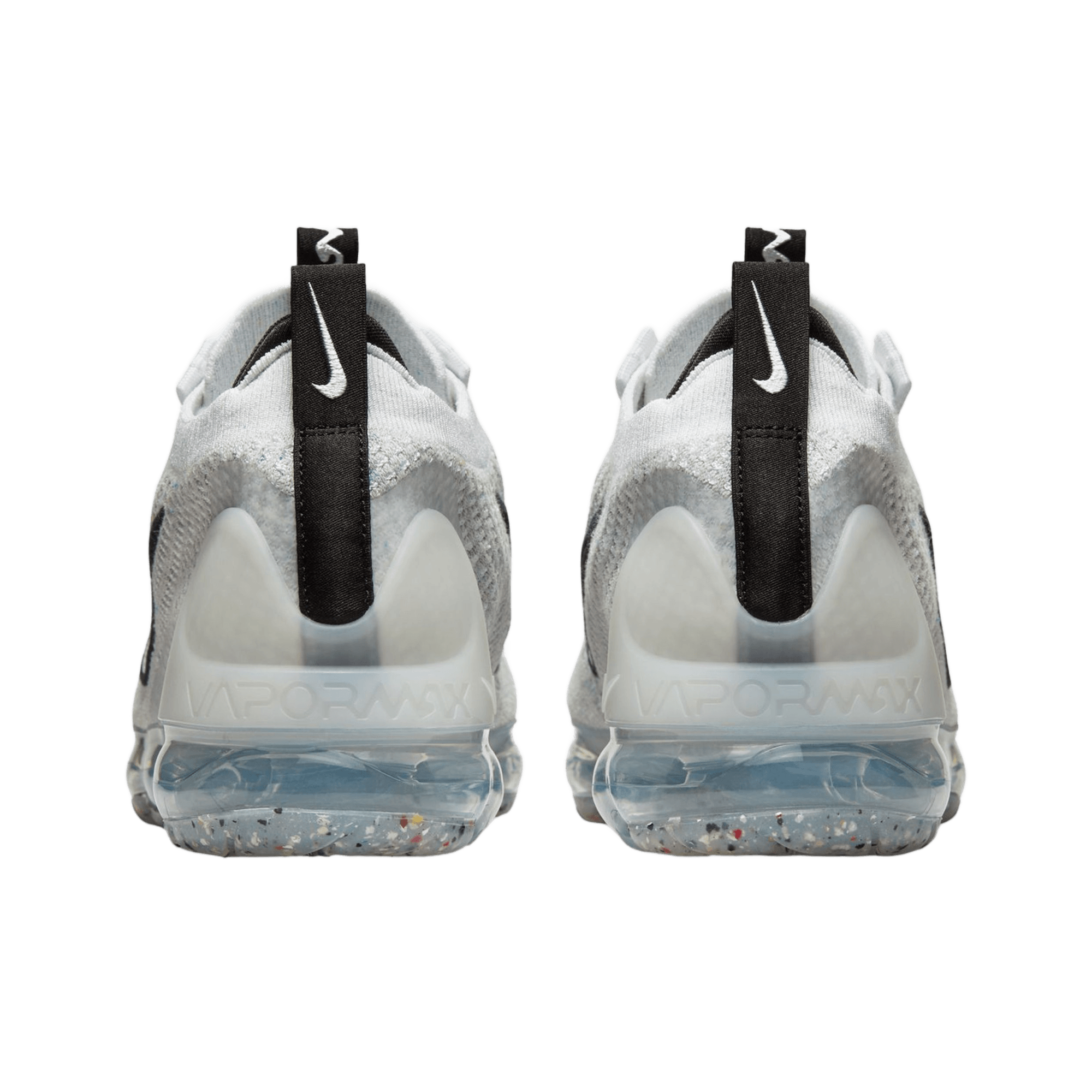 Air VaporMax 2021 FK White Black Metallic Silver