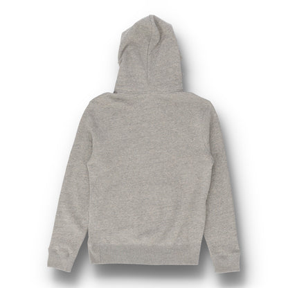 Polo Bear Fleece Gray Pullover Hoodie