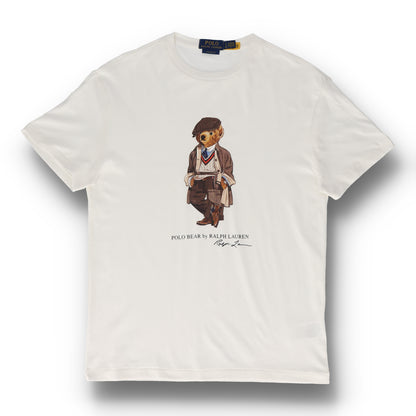 Classic Fit Polo Bear Jersey White T-Shirt