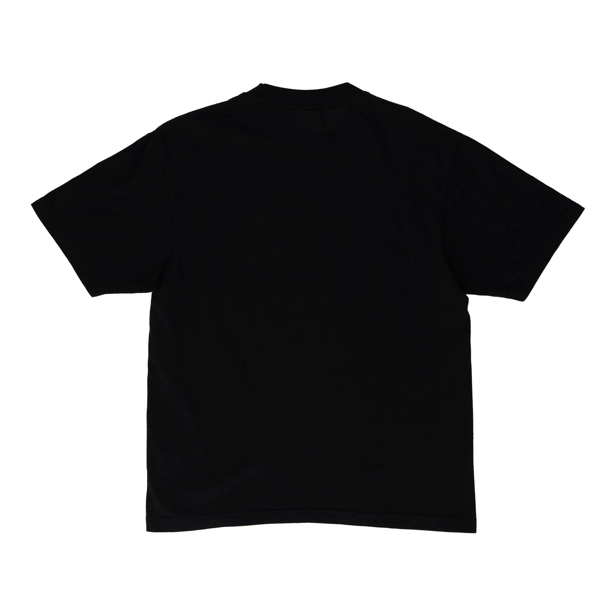 Plaid Applique Black T-Shirt