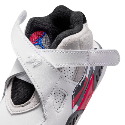 Air Jordan 8 Retro White and True Red TD