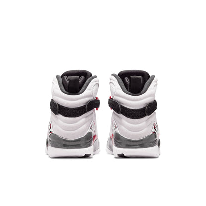 Air Jordan 8 Retro White and True Red GS
