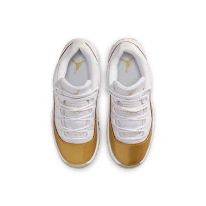 Jordan 11 Retro Low White Team Gold Metallic Gold PS