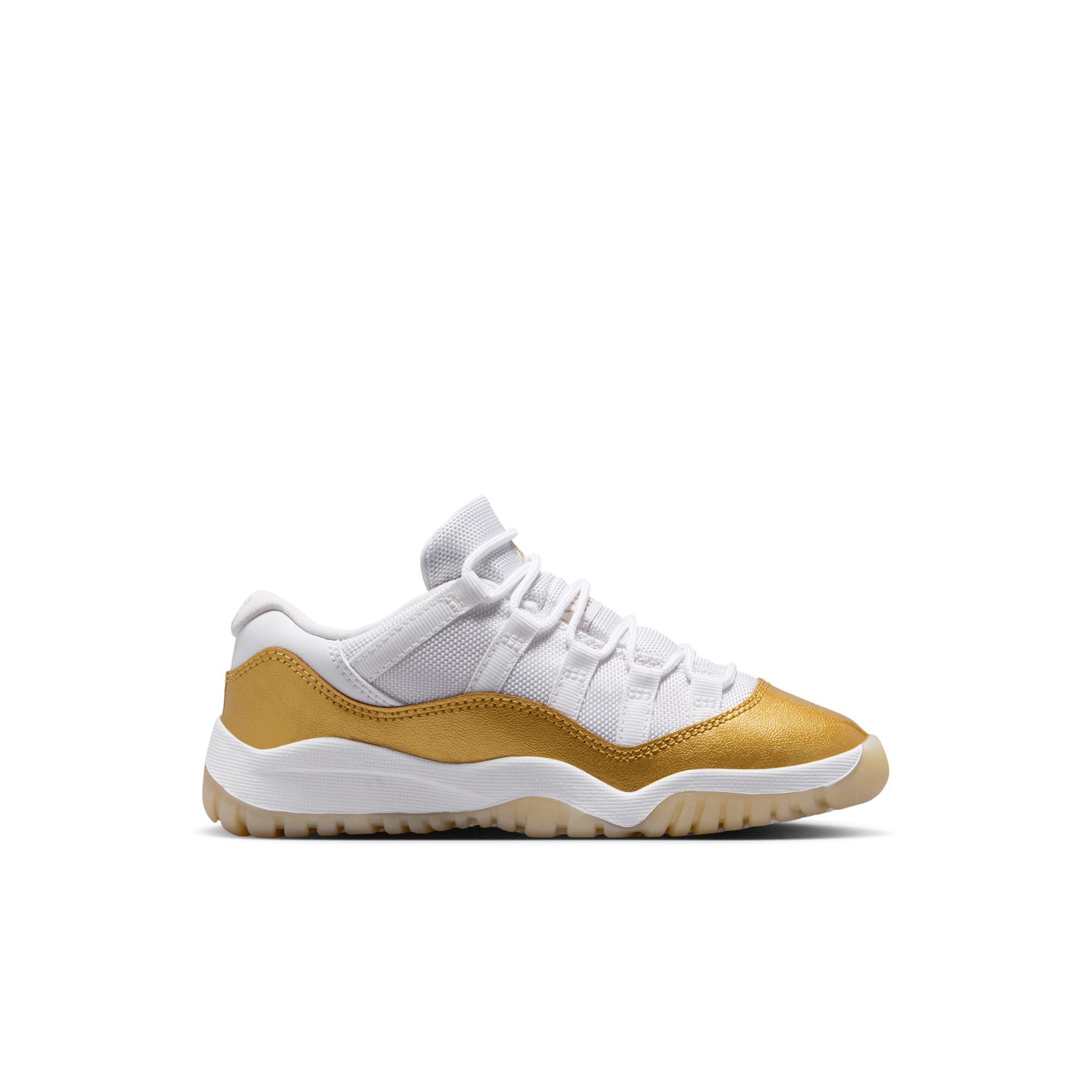 Jordan 11 Retro Low White Team Gold Metallic Gold PS