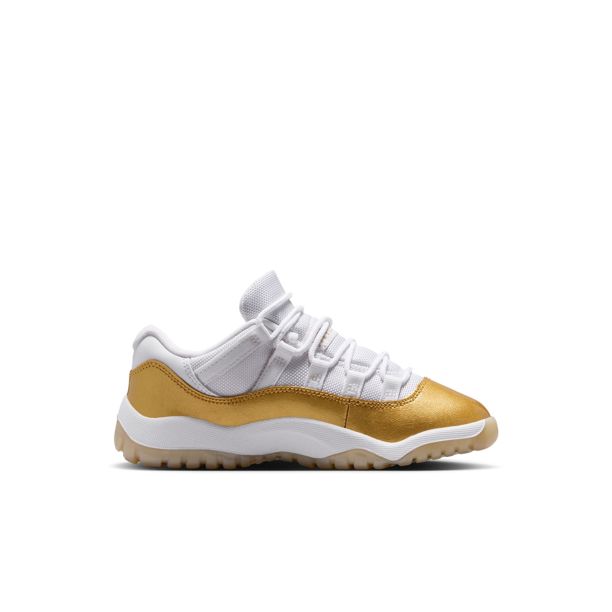 Jordan 11 Retro Low White Team Gold Metallic Gold PS