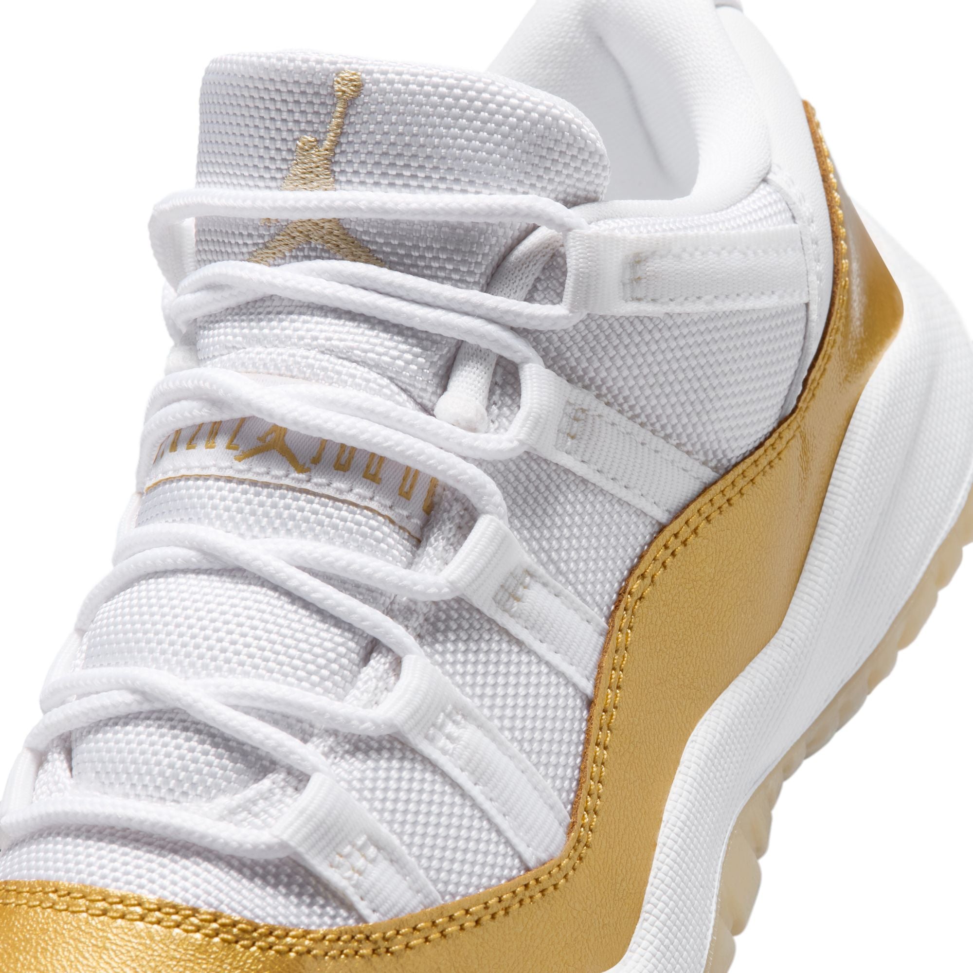Jordan 11 Retro Low White Team Gold Metallic Gold PS